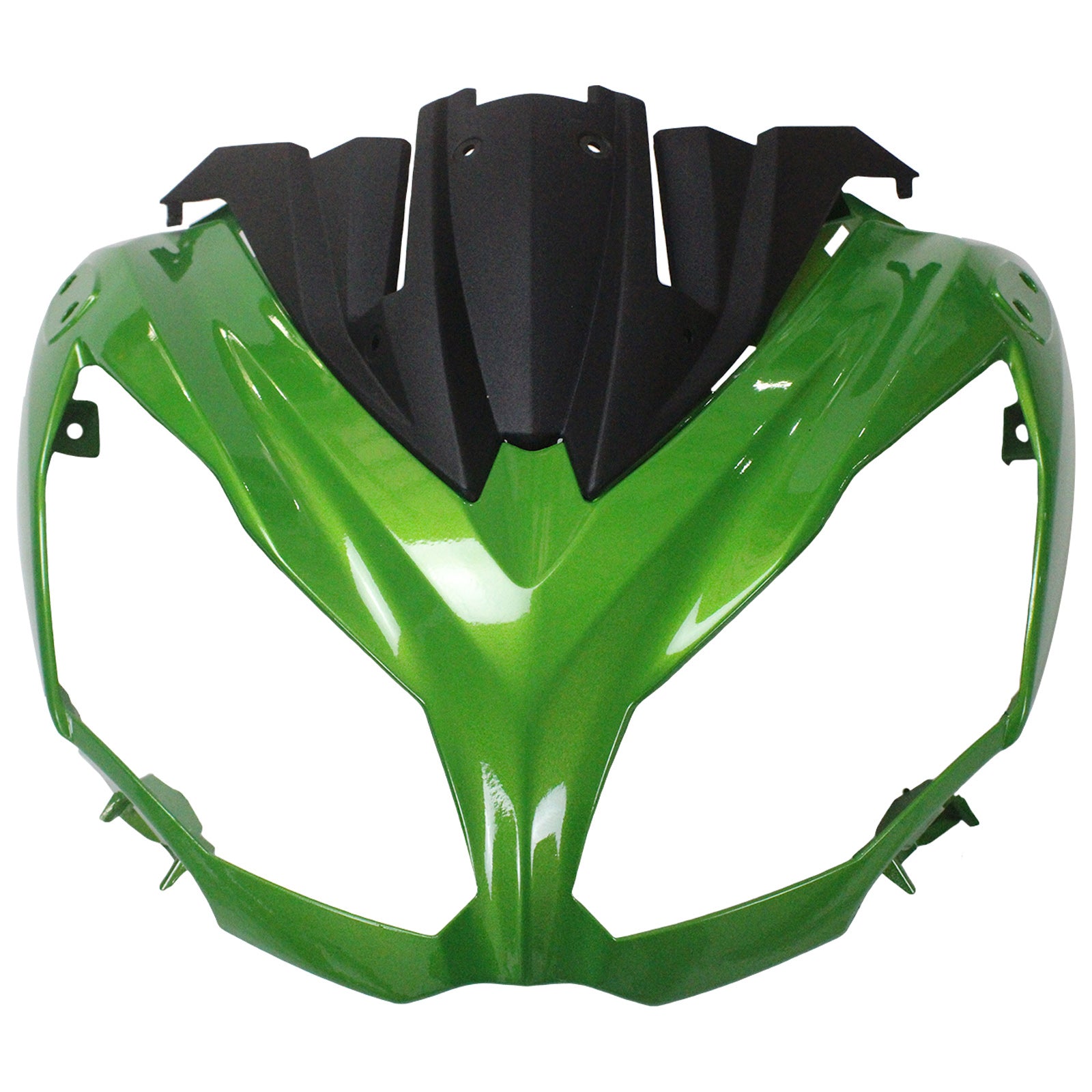 Amotopart 2012-2016 Kawasaki Ninja 650 Black Bright Green Fairing Kit