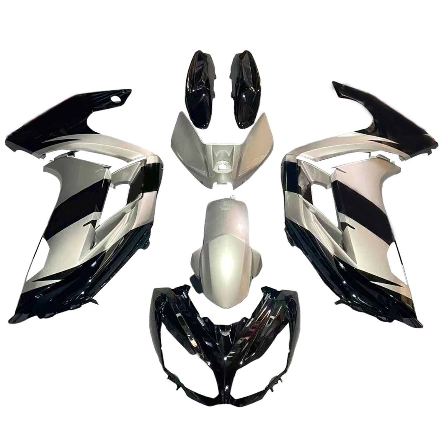 Amotopart 2012-2016 Kawasaki Ninja 650 Sliver Fairing Kit