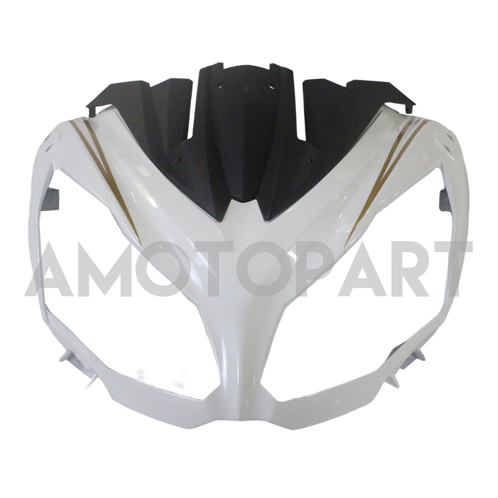 Amotopart 2012-2016 Kawasaki Ninja 650 Weißverkleidungskit