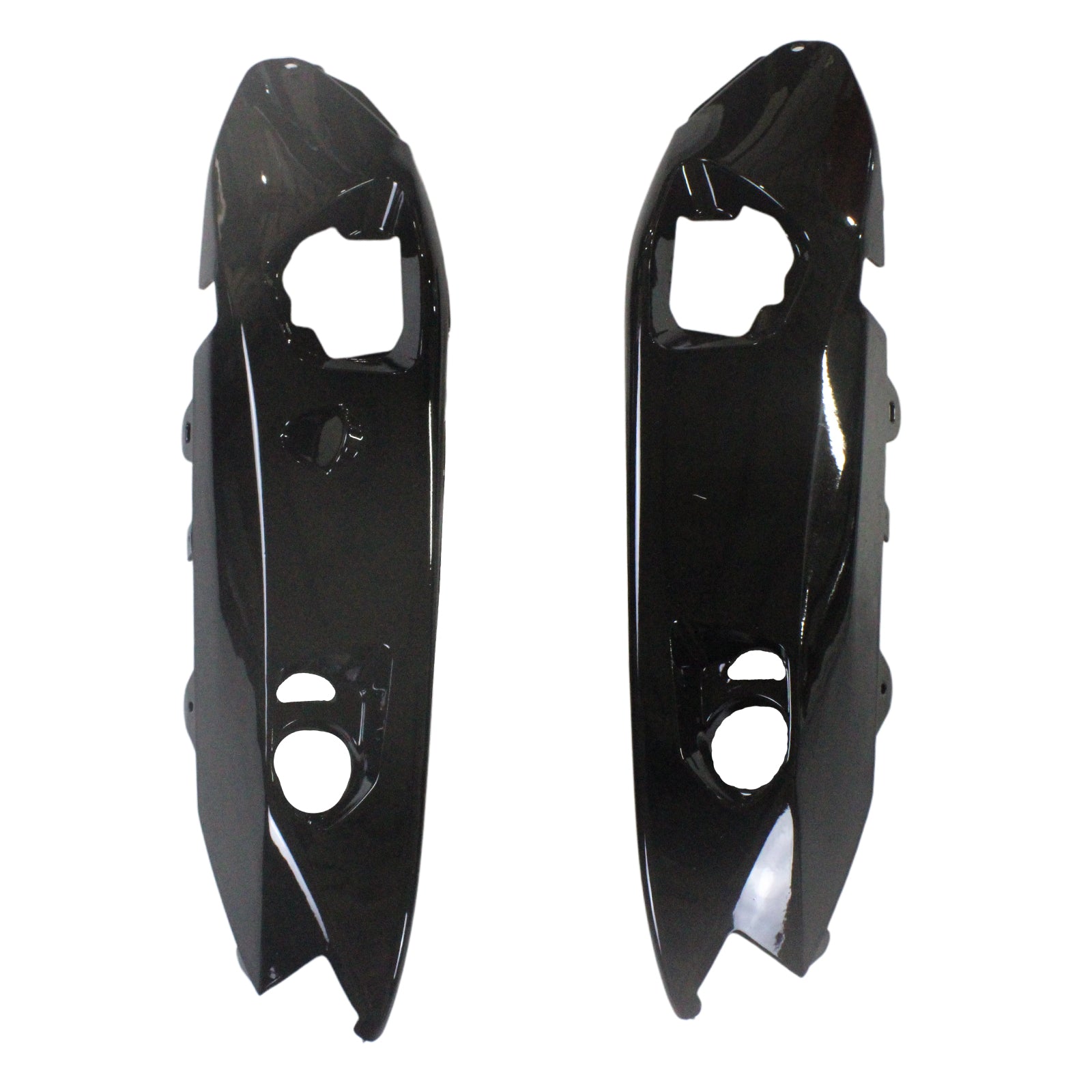 Amotopart 2012-2016 Kawasaki NInja 650 Kit de carénage multicolore noir argenté