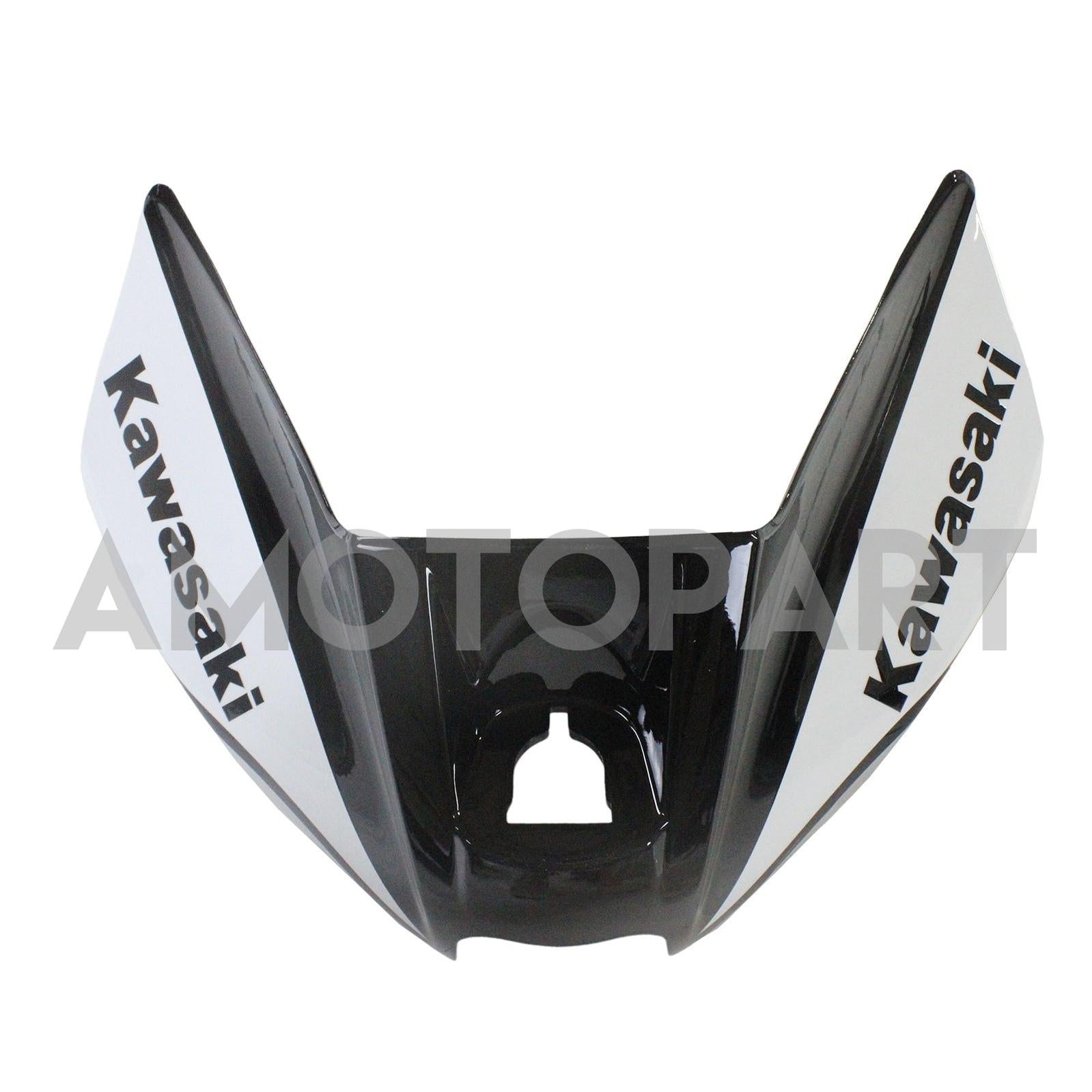 Amotopart 2012-2016 Kawasaki NInja 650 Kit de carenado multicolor negro plateado