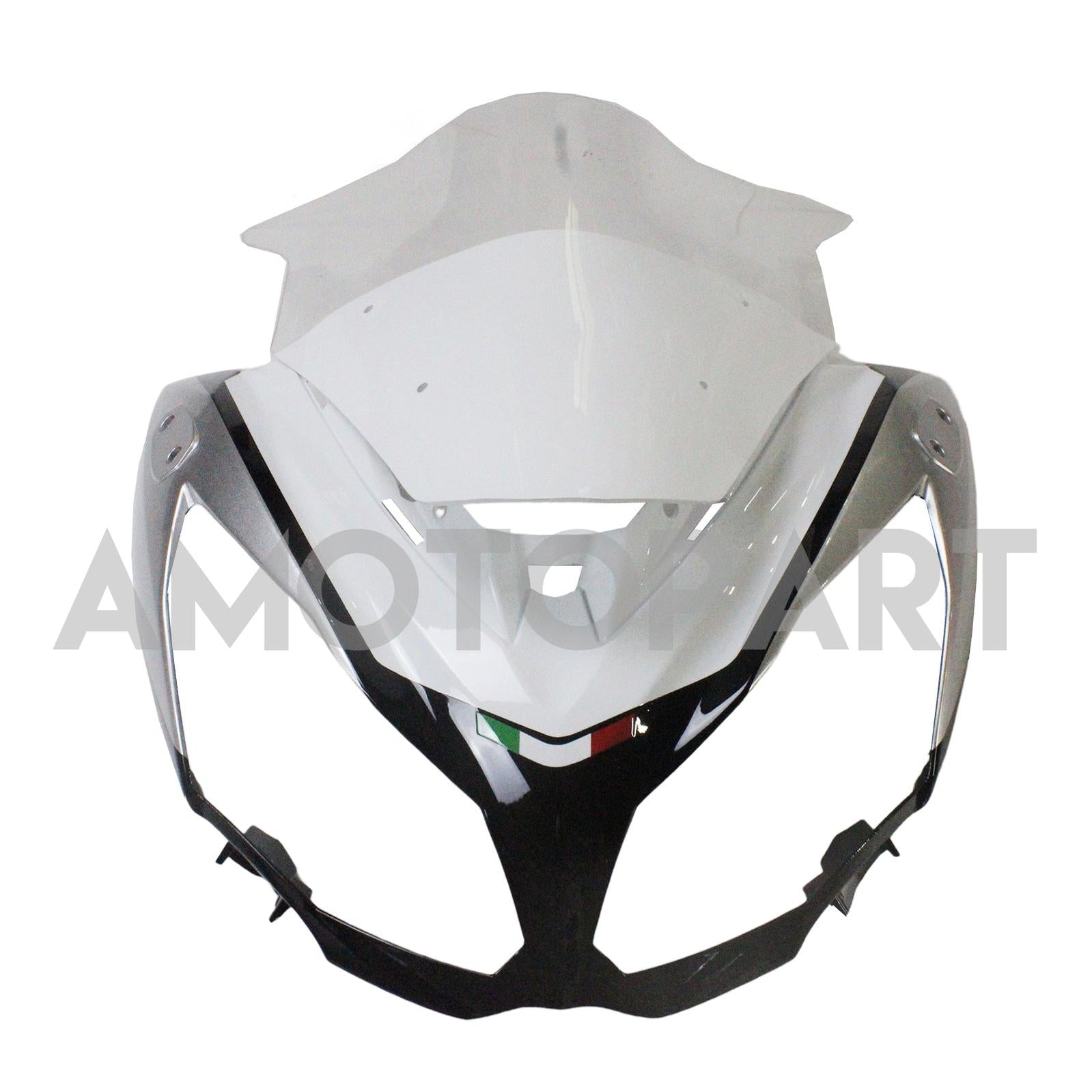 Amotopart 2012-2016 Kawasaki NInja 650 Kit de carenado multicolor negro plateado