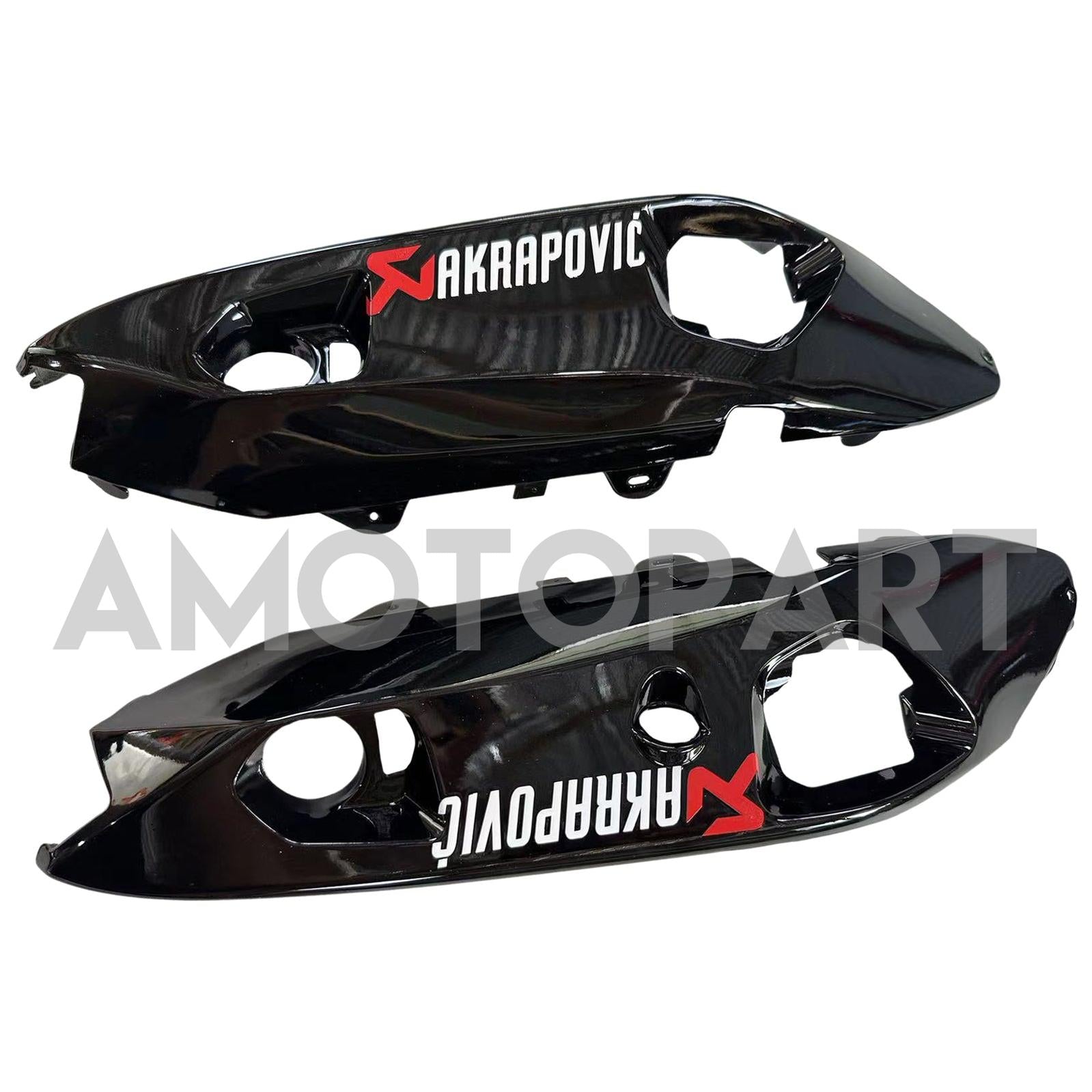 Amotopart 2012-2016 Kawasaki Ninja 650 Black White Orange Fairing Kit