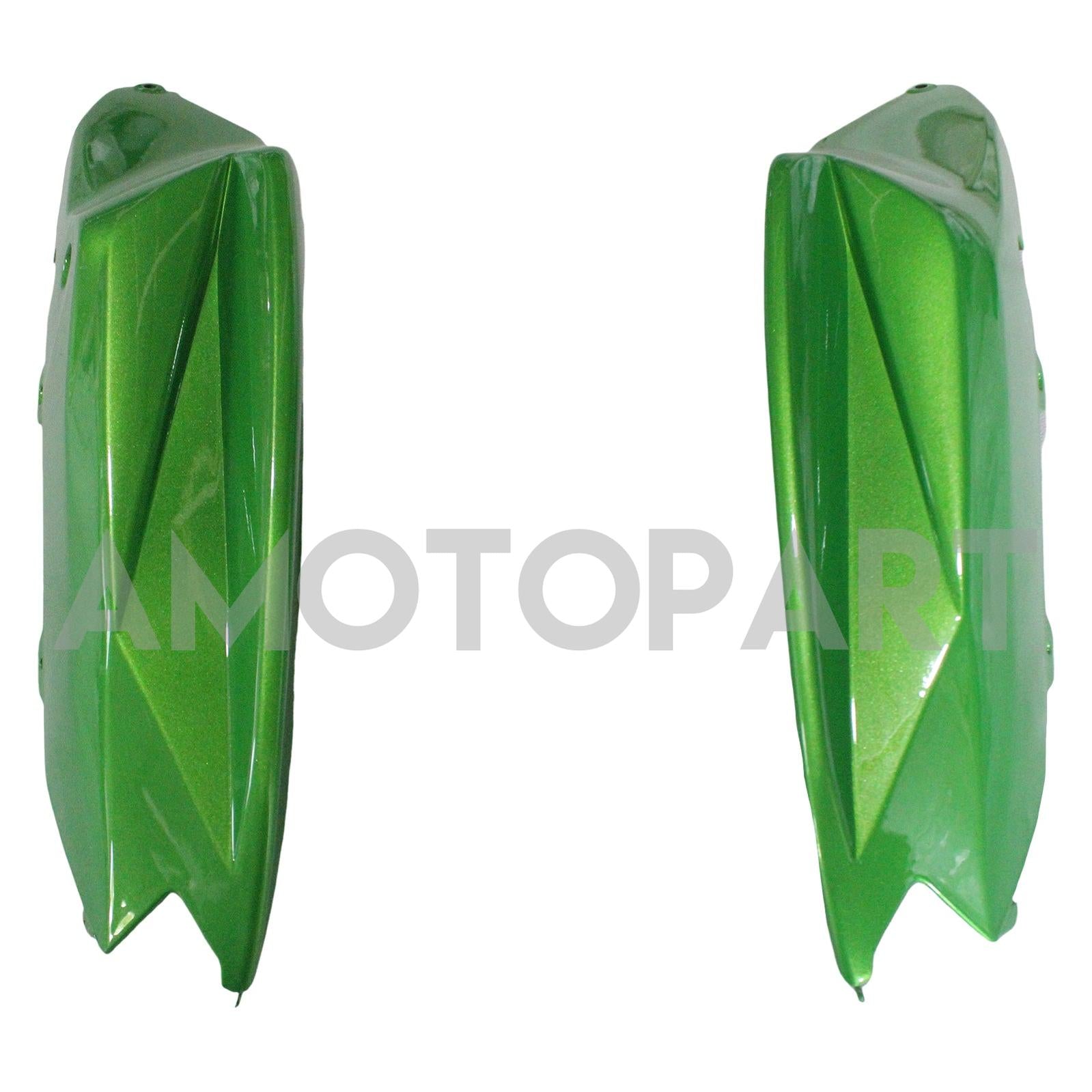 Amotopart 2012-2016 Kawasaki Ninja 650 Green Black Sliver Fairing Kit