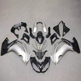 Amotopart 2012-2016 Kawasaki Ninja 650 Silver&Black Fairing Kit