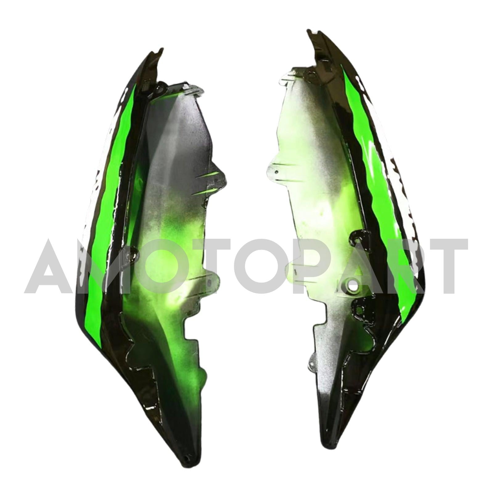Amotopart 2012-2016 Kawasaki ER6F/Ninja650 Green&Black Fairing Kit