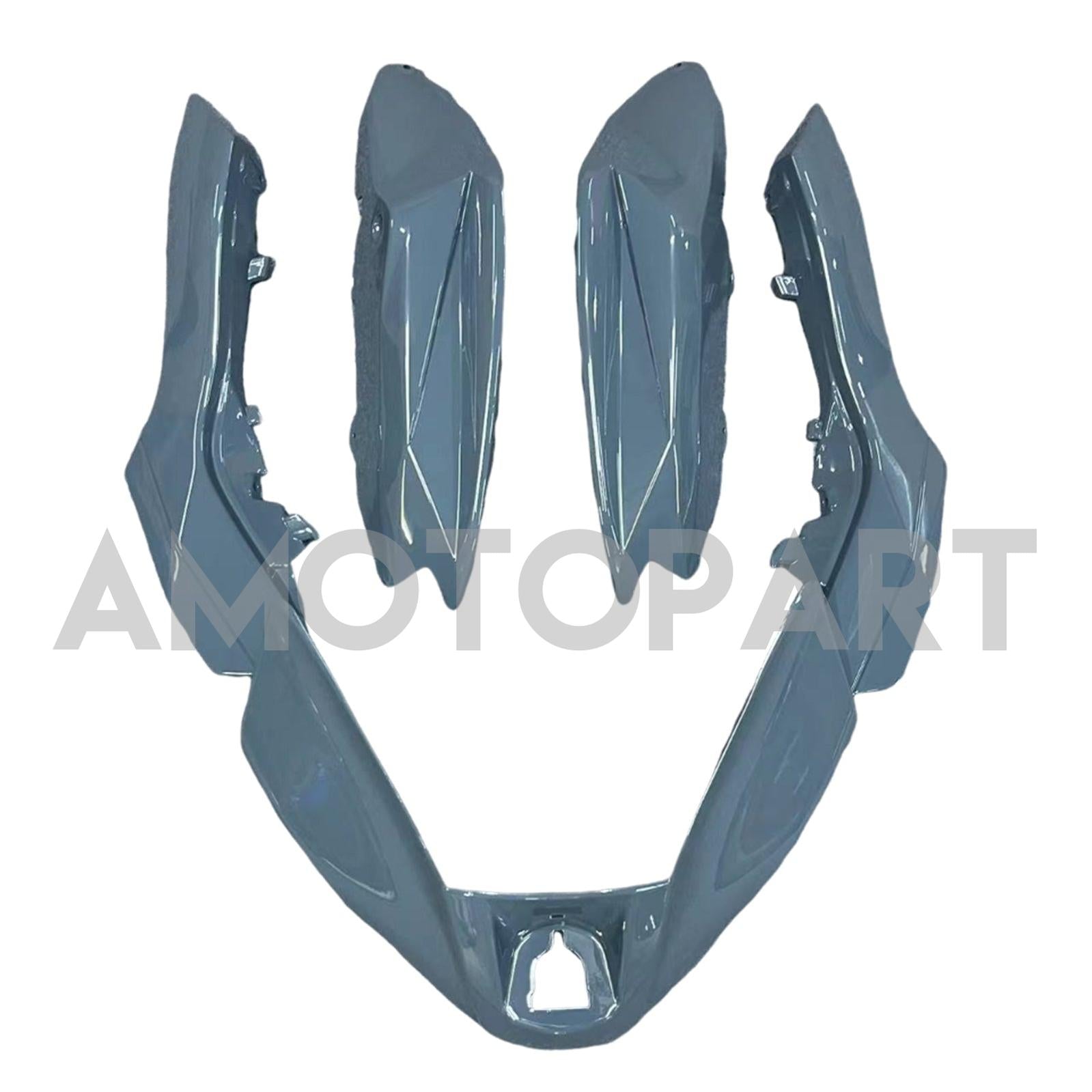 Amotopart 2012-2016 Kawasaki ER6F/Ninja650 Black Grey Dehnung Kit