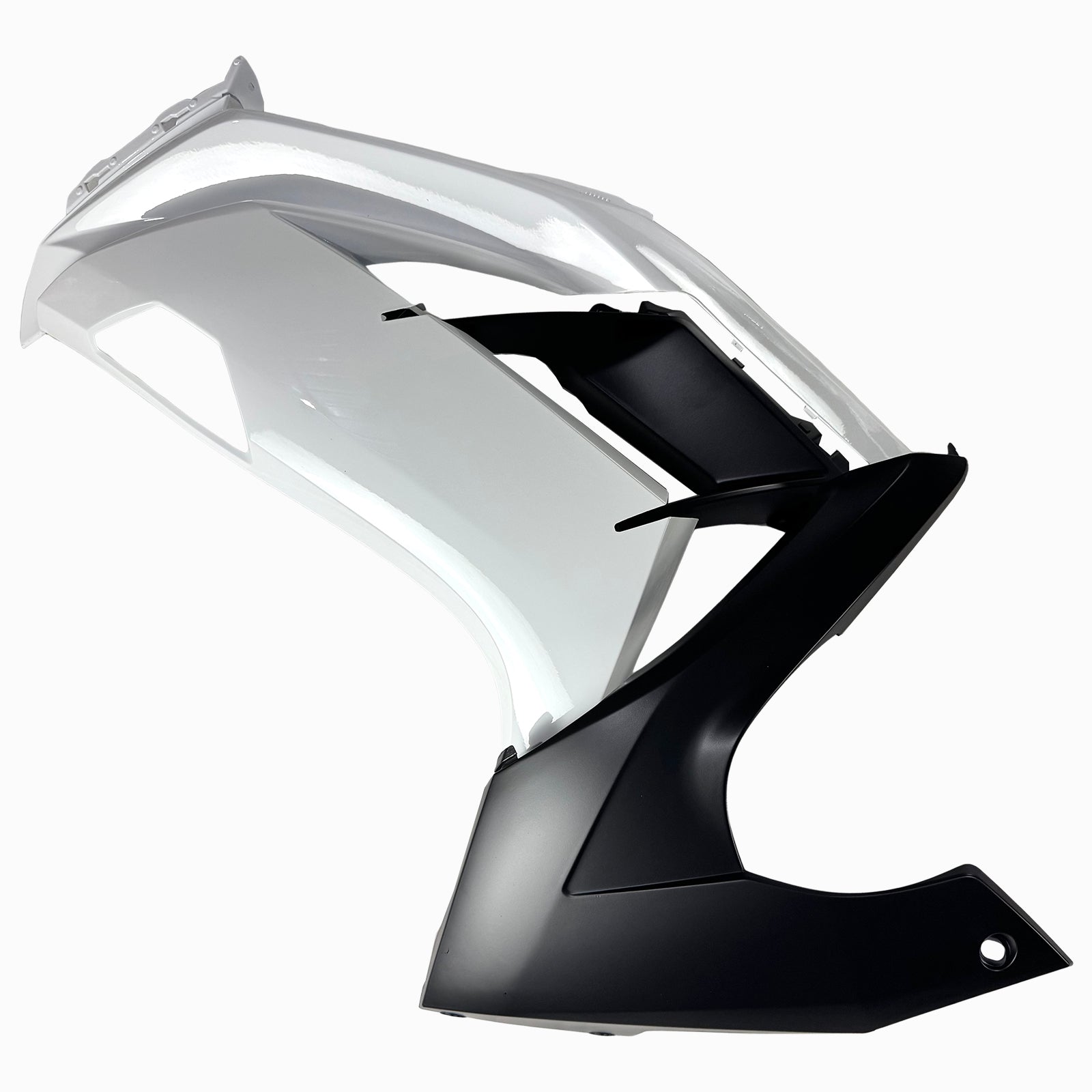 Amotopart 2012-2016 Kawasaki Ninja 650 ER6F Black White Fairing Kit