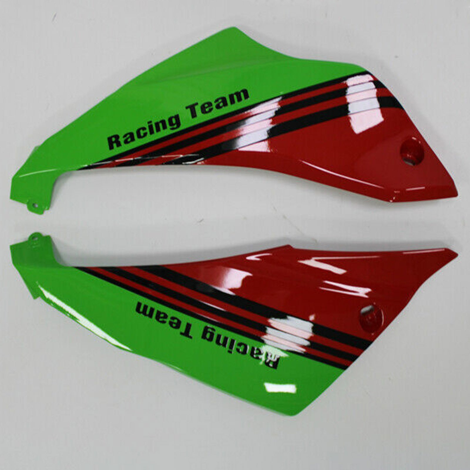 Amotopart Kawasaki ER6F/Ninja650R 2017-2019 Grün&Schwarzes Verkleidungsset