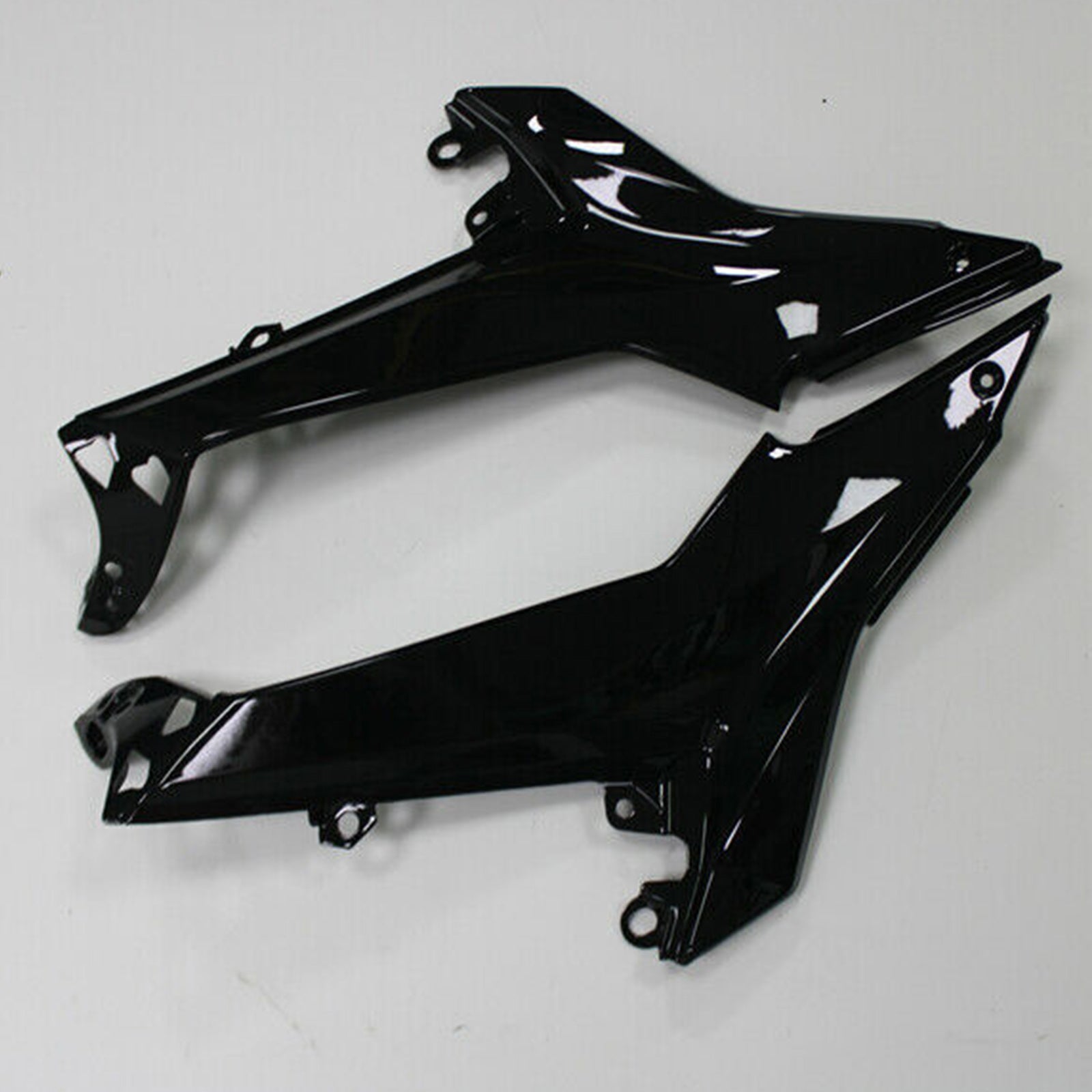 Amotopart Kawasaki ER6F/Ninja650R 2017-2019 Grün&Schwarzes Verkleidungsset