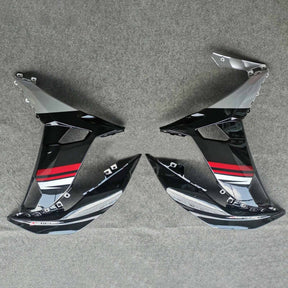 Amotopart Kawasaki ER6F/Ninja650R 2017-2019 Red&Black Fairing Kit