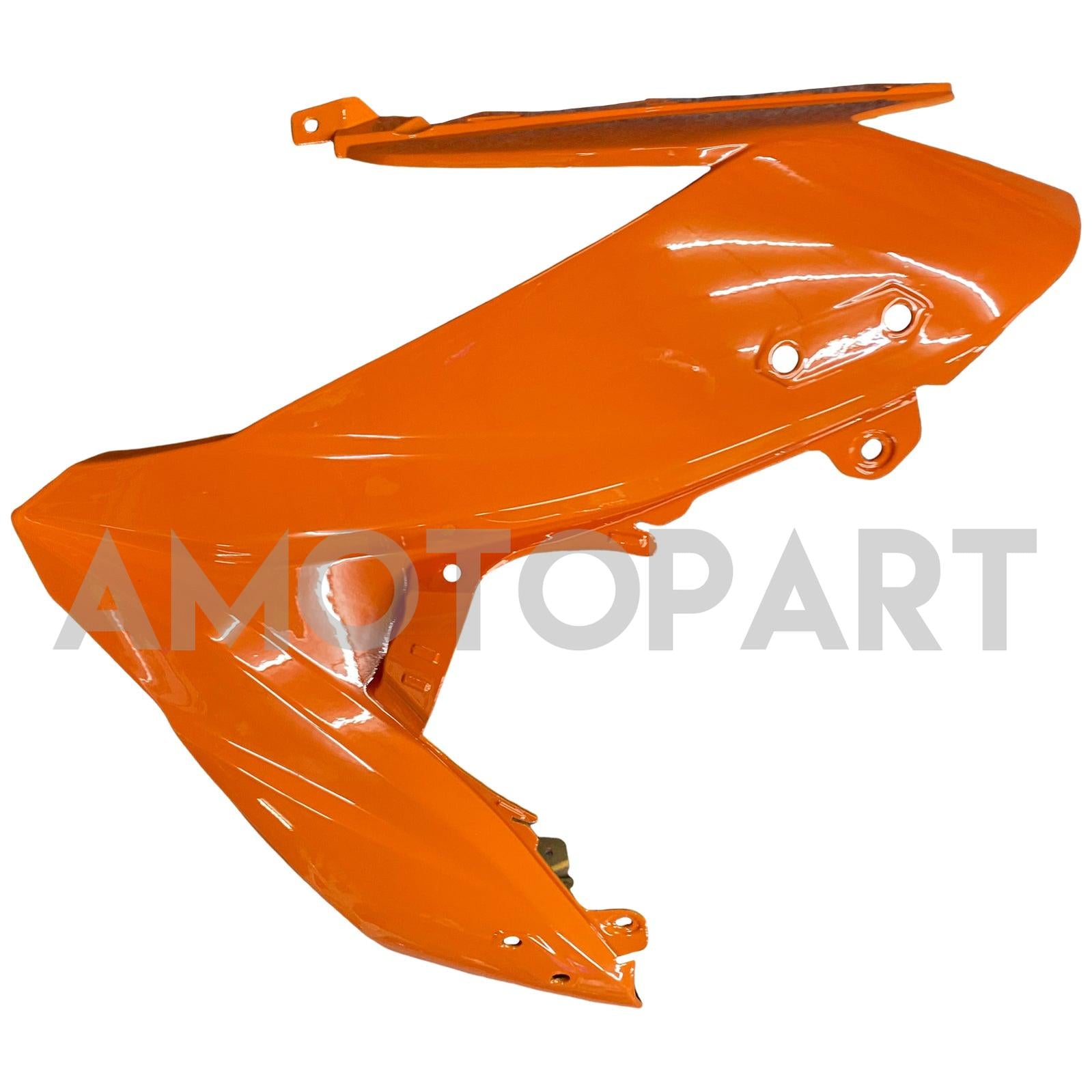 AMOTOPT KAWASAKI ER6F/NINJA650R 2017-2019 Kit de carenagem Orange & Black