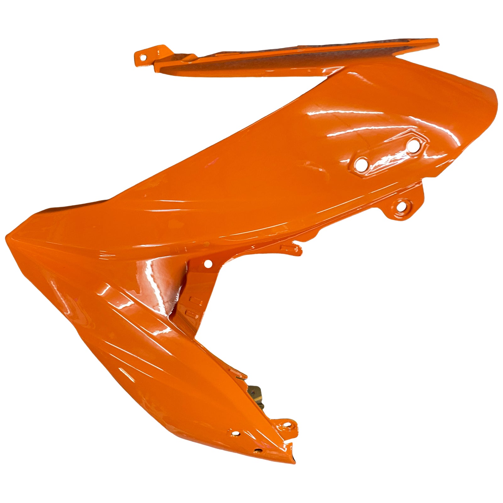 Amotopart Kawasaki ER6F/Ninja650R 2017–2019 Verkleidungsset in Orange und Schwarz