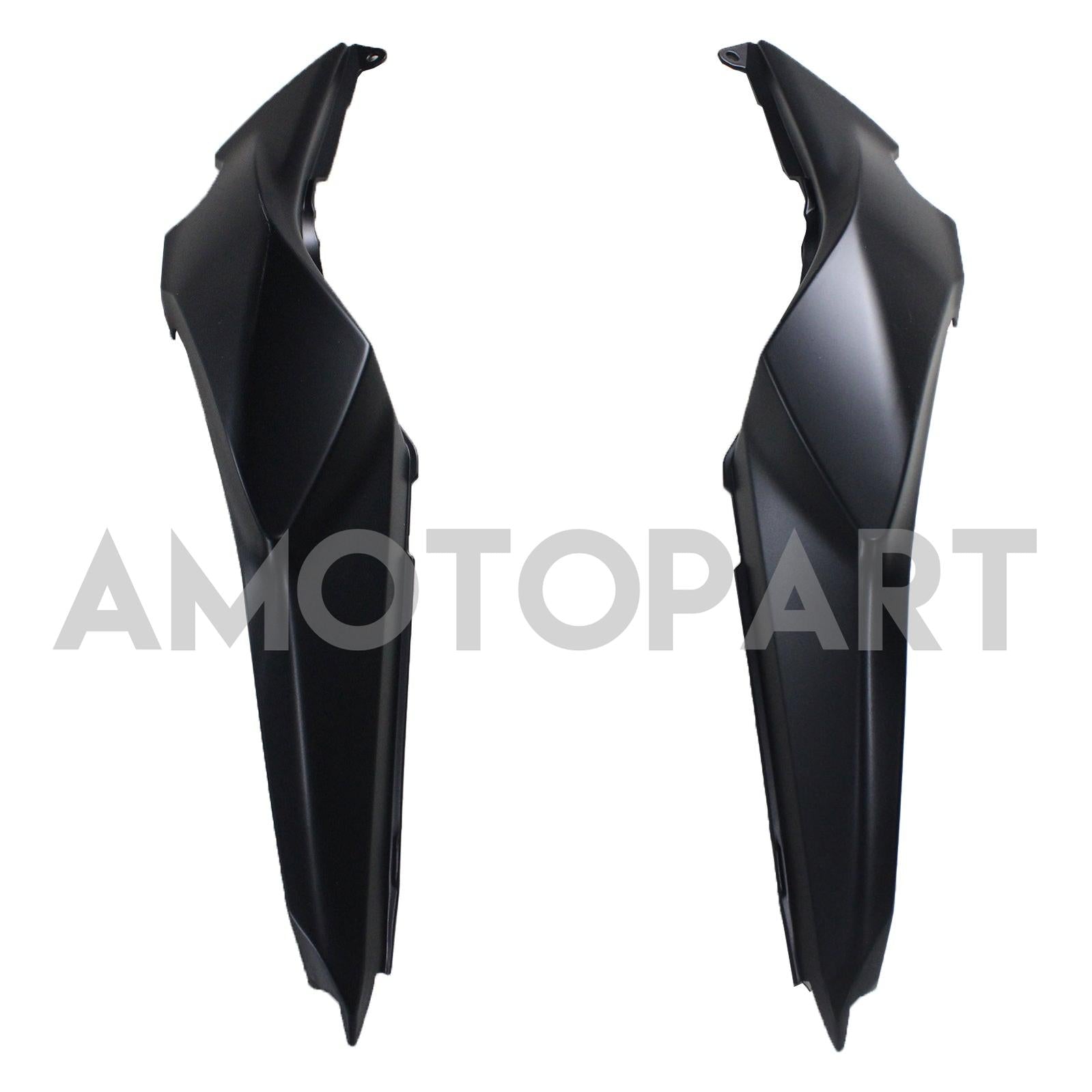 Amotopart kawasaki er6f/ninja650r 2017-2019 kit de carenagem Matt Black