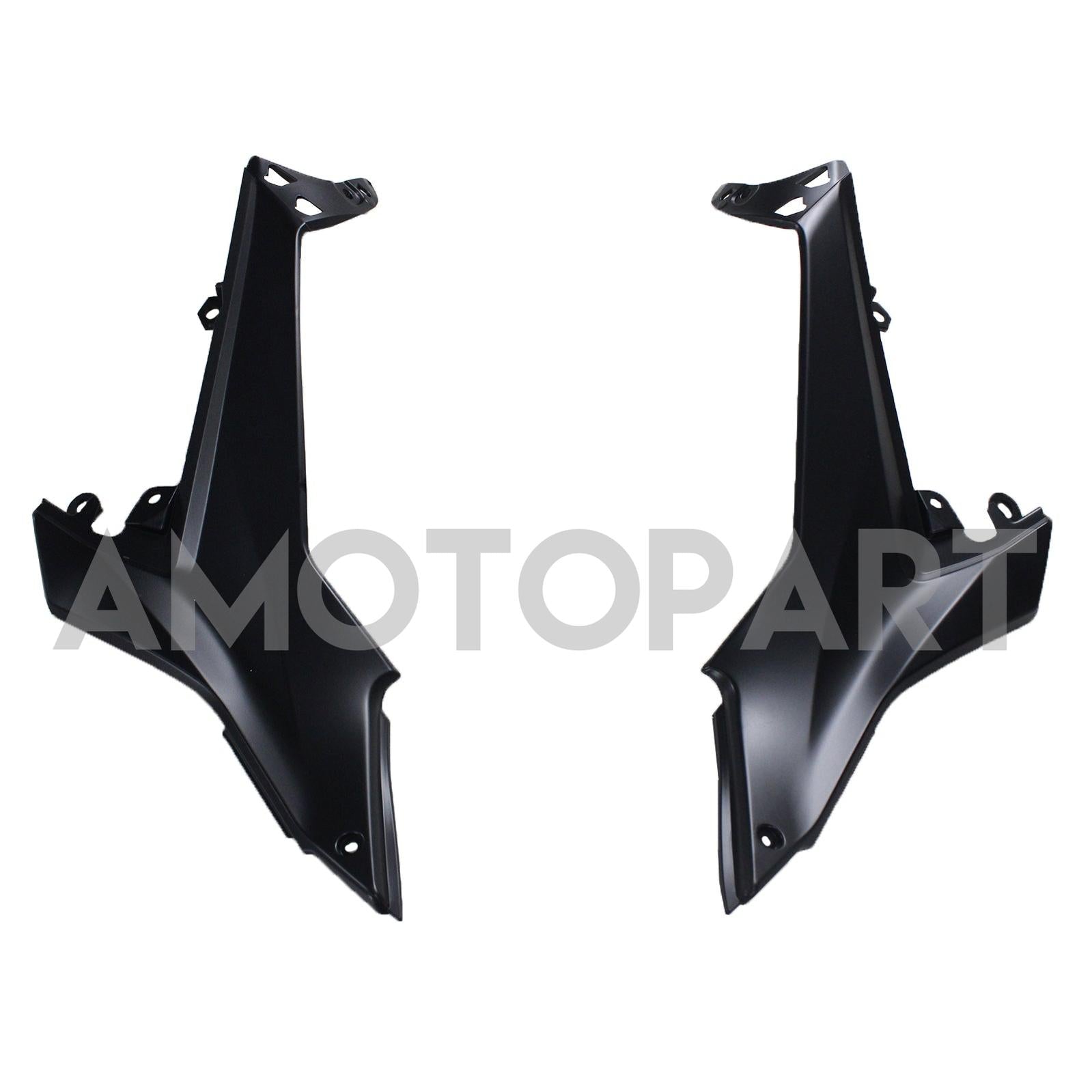 Amotopart kawasaki er6f/ninja650r 2017-2019 kit de carenagem Matt Black