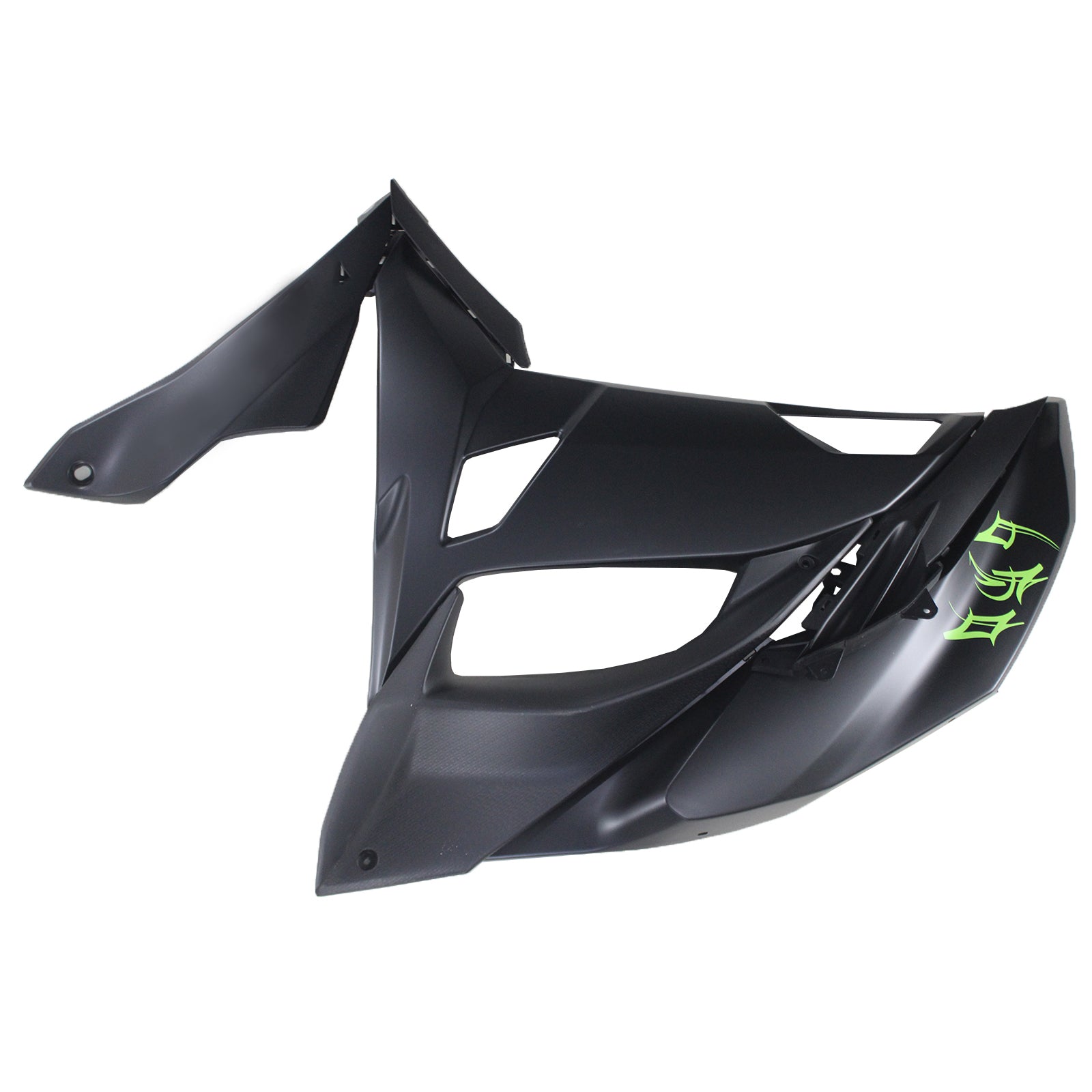 Amotopart Kawasaki ER6F/Ninja650R 2017-2019 Matt Black Fairing Kit