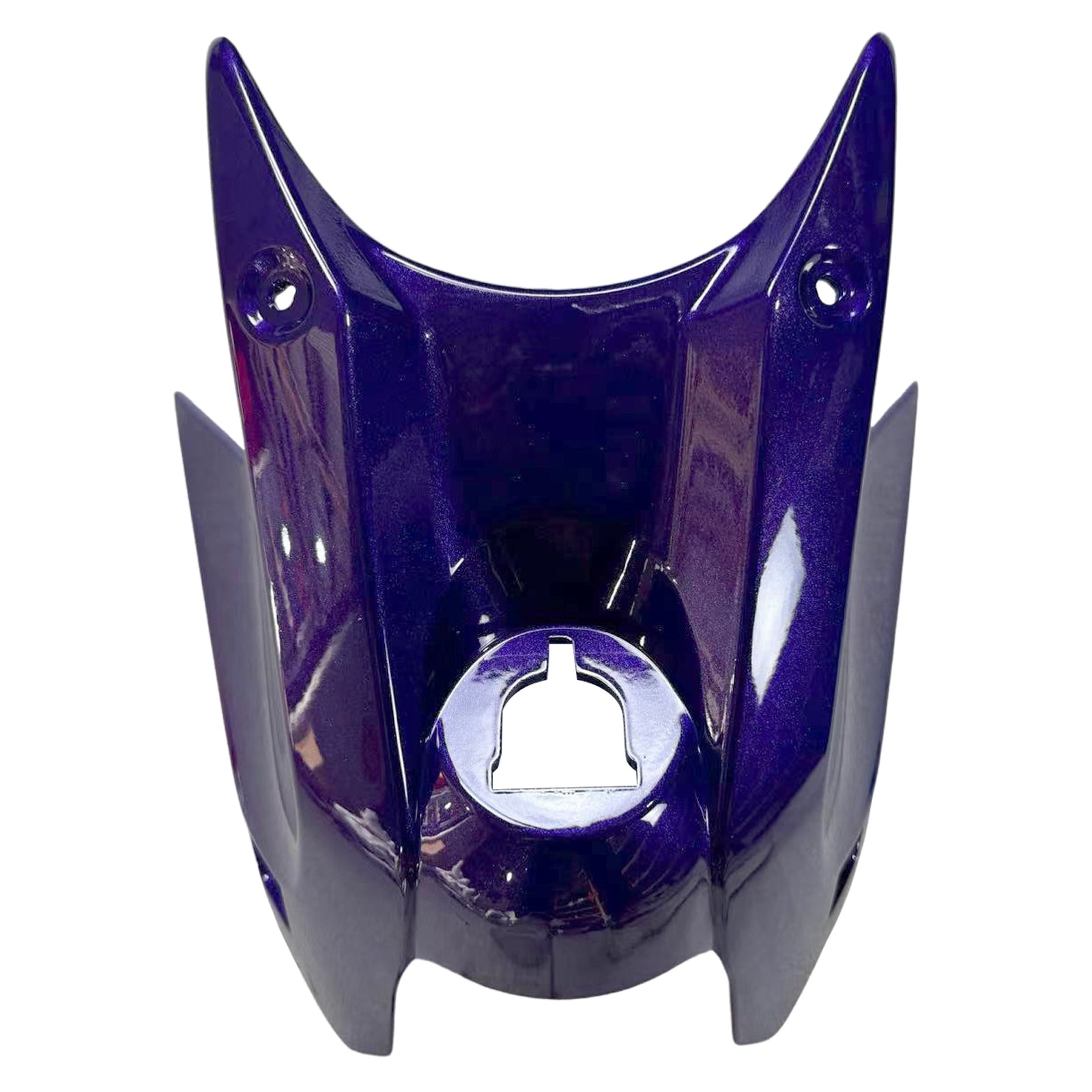 Amotopart Kawasaki ER6F/Ninja650R 2017-2019 Weiß&Blaues Verkleidungsset