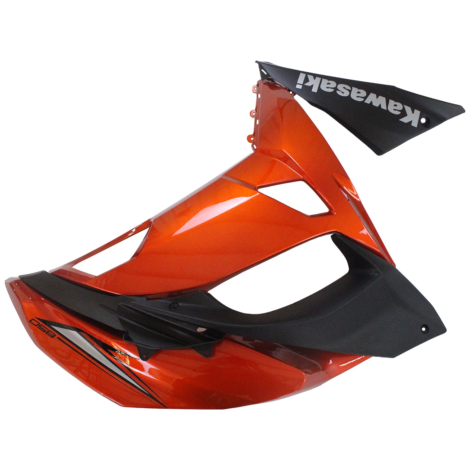 Amotopart Kawasaki ER6F/Ninja650R 2017-2019 Glossy Orange Fairing Kit