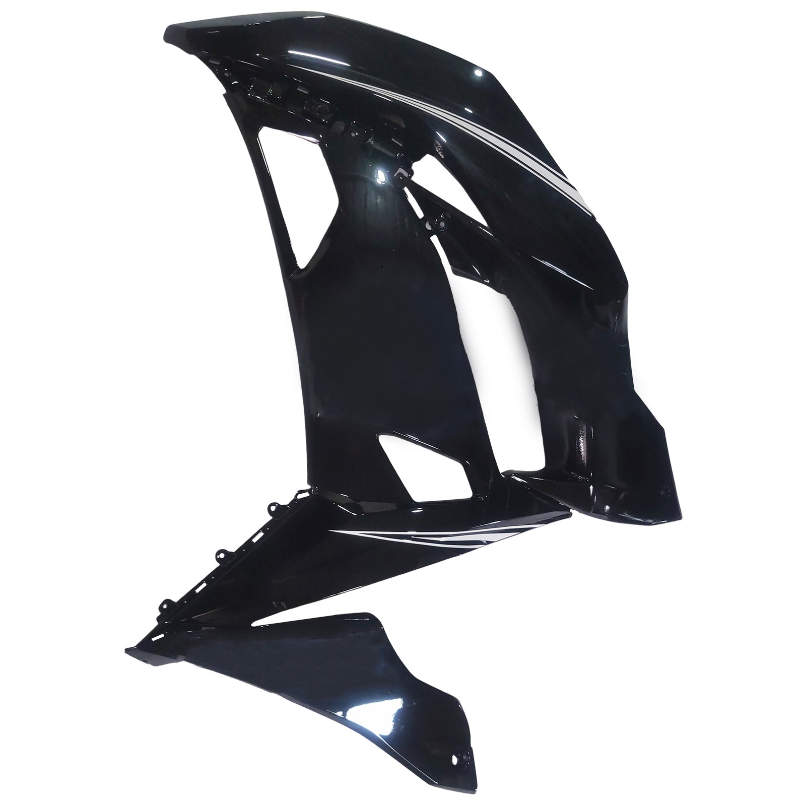 Amotopart 2017-2019 Kawasaki ER6F/Ninja 650R ブラック スタイル 1 フェアリングキット