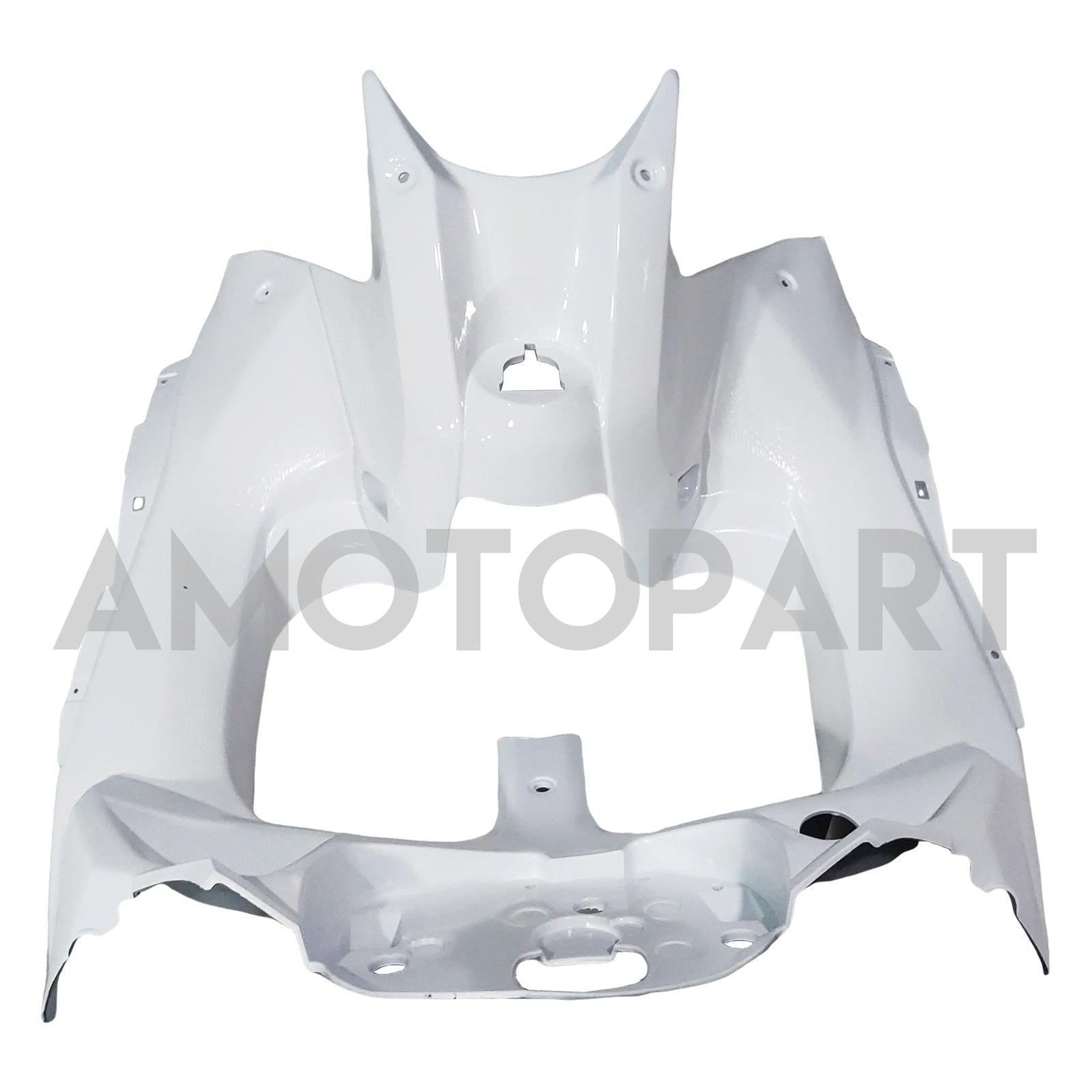 Amotopart 2017-2019 Kawasaki ER6F/Ninja650R White med Green Stripe Fairing Kit