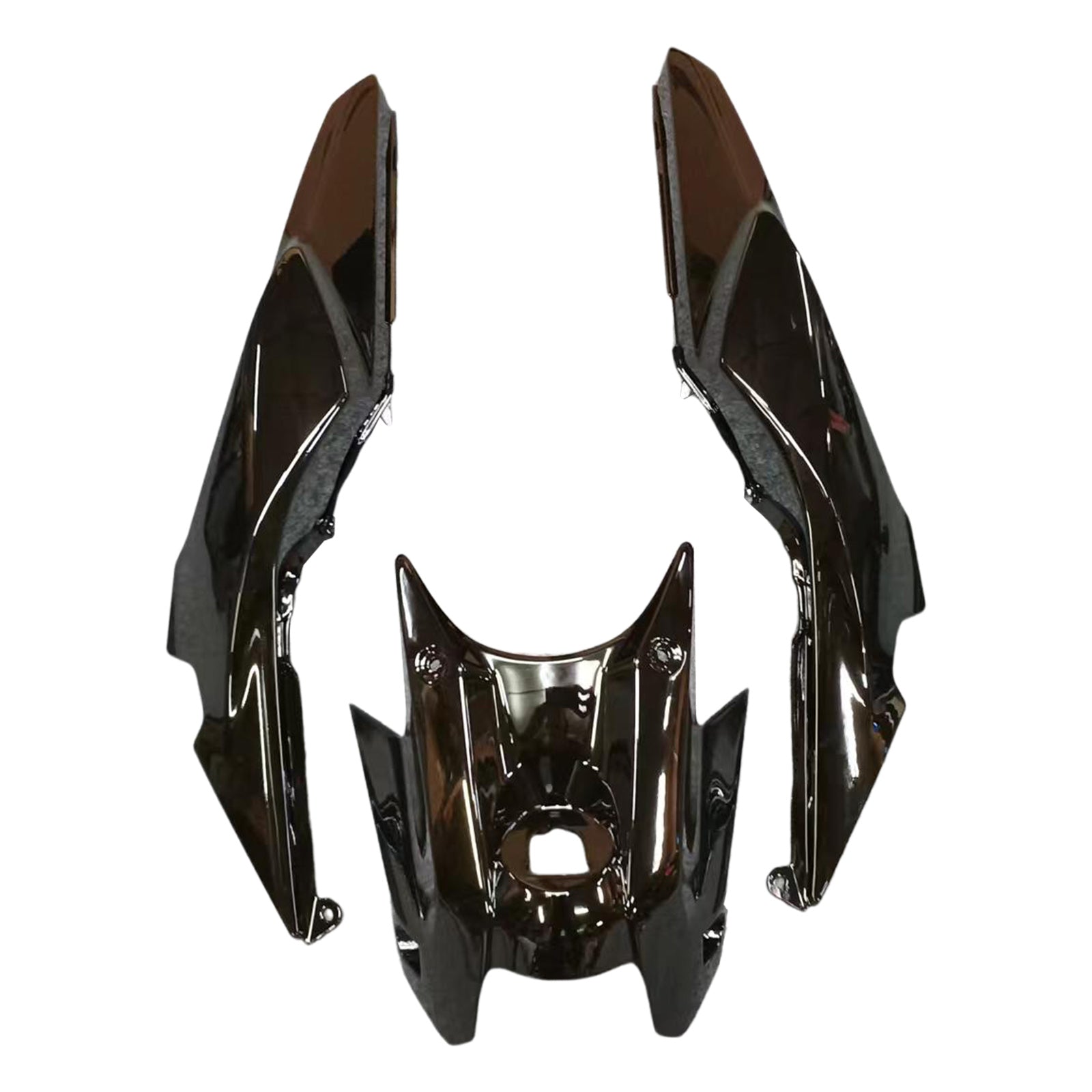 Amotopart 2017-2019 Kawasaki ER6F/Ninja650R Black Style2 Fairing Kit