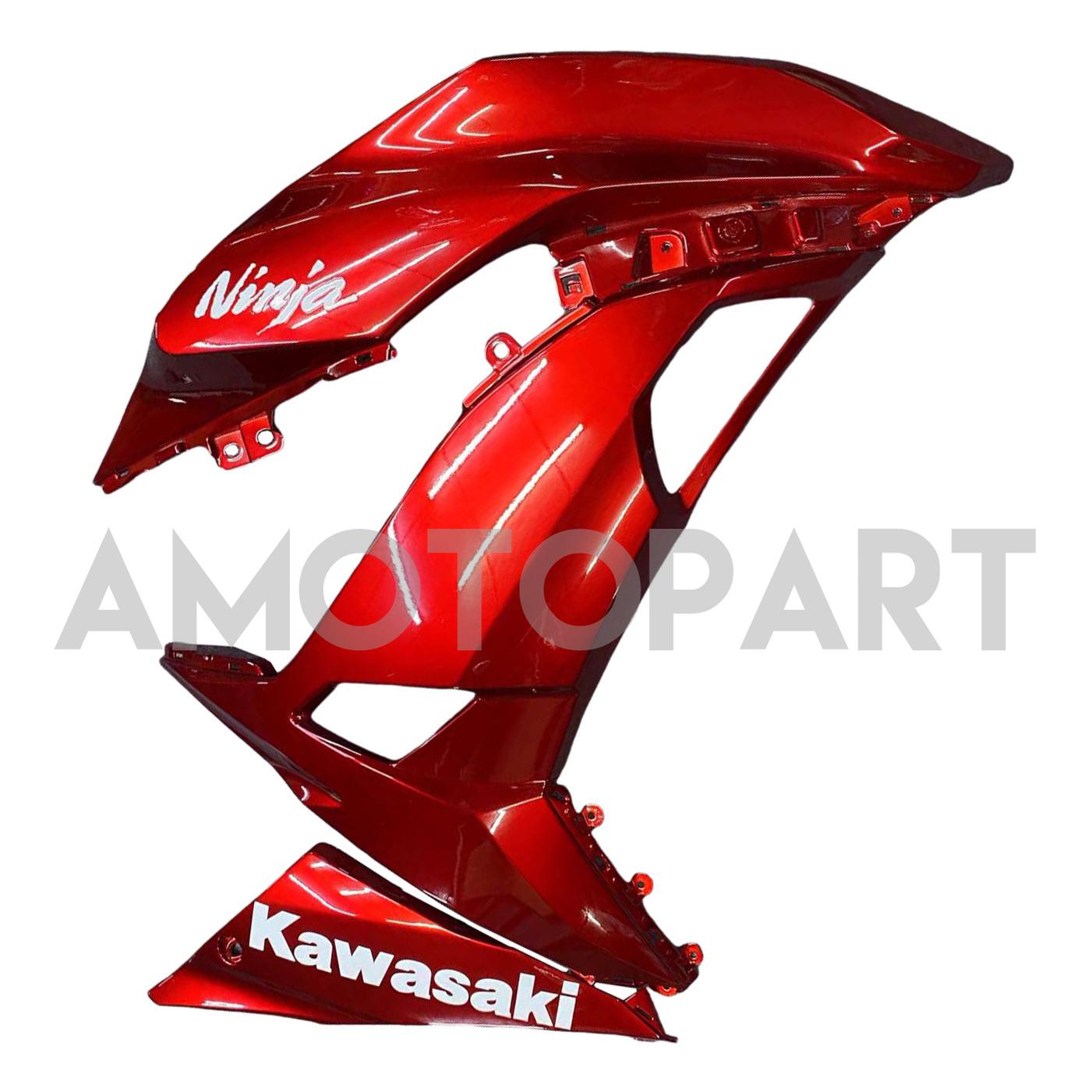 AMOTOPART 2017-2019 KAWASAKI ER6F/NINJA650R GLOSS RED FAIRING KIT