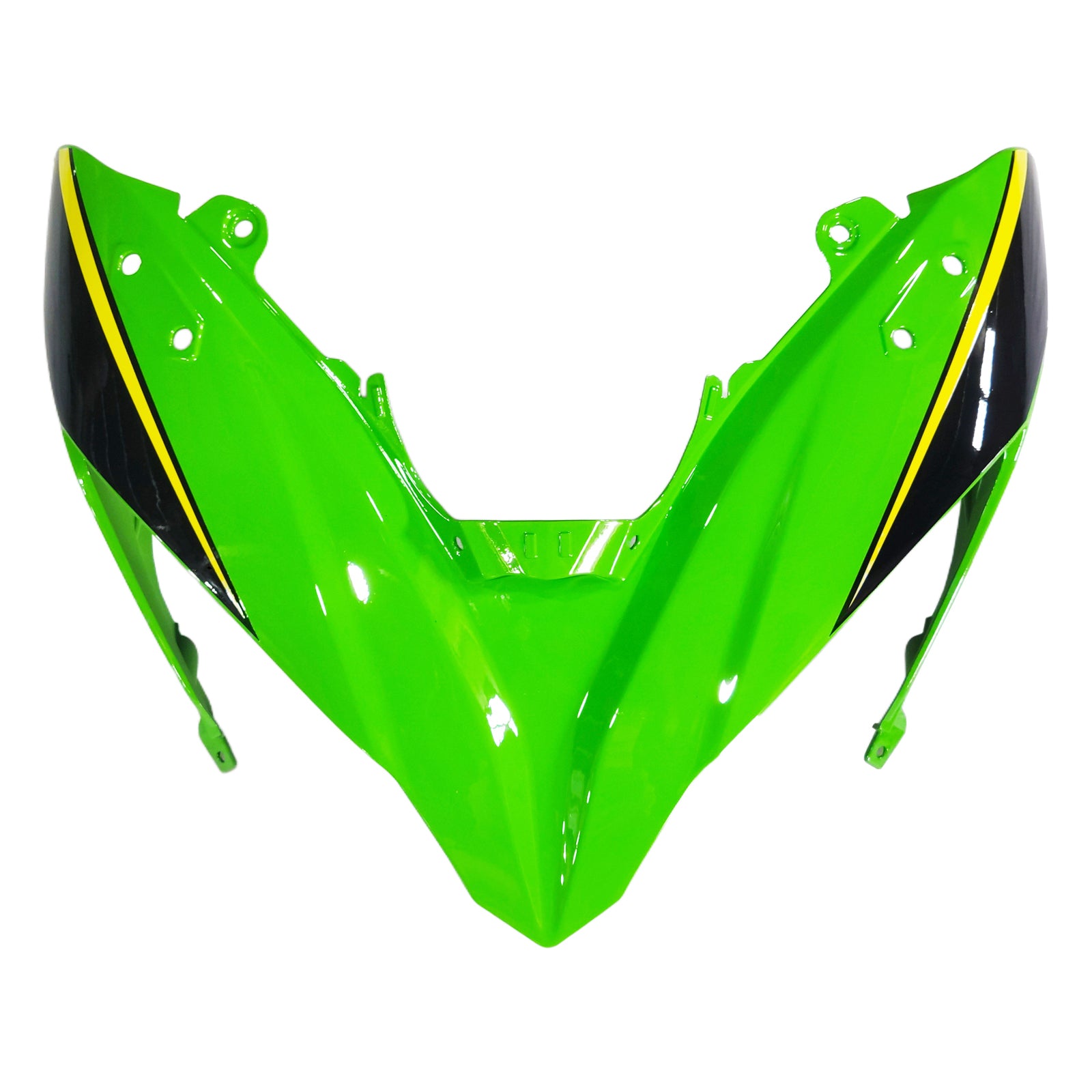 AMOTOPART 2017-2019 KAWASAKI ER6F/NINJA650R Black & Green Style1 Fairing Kit