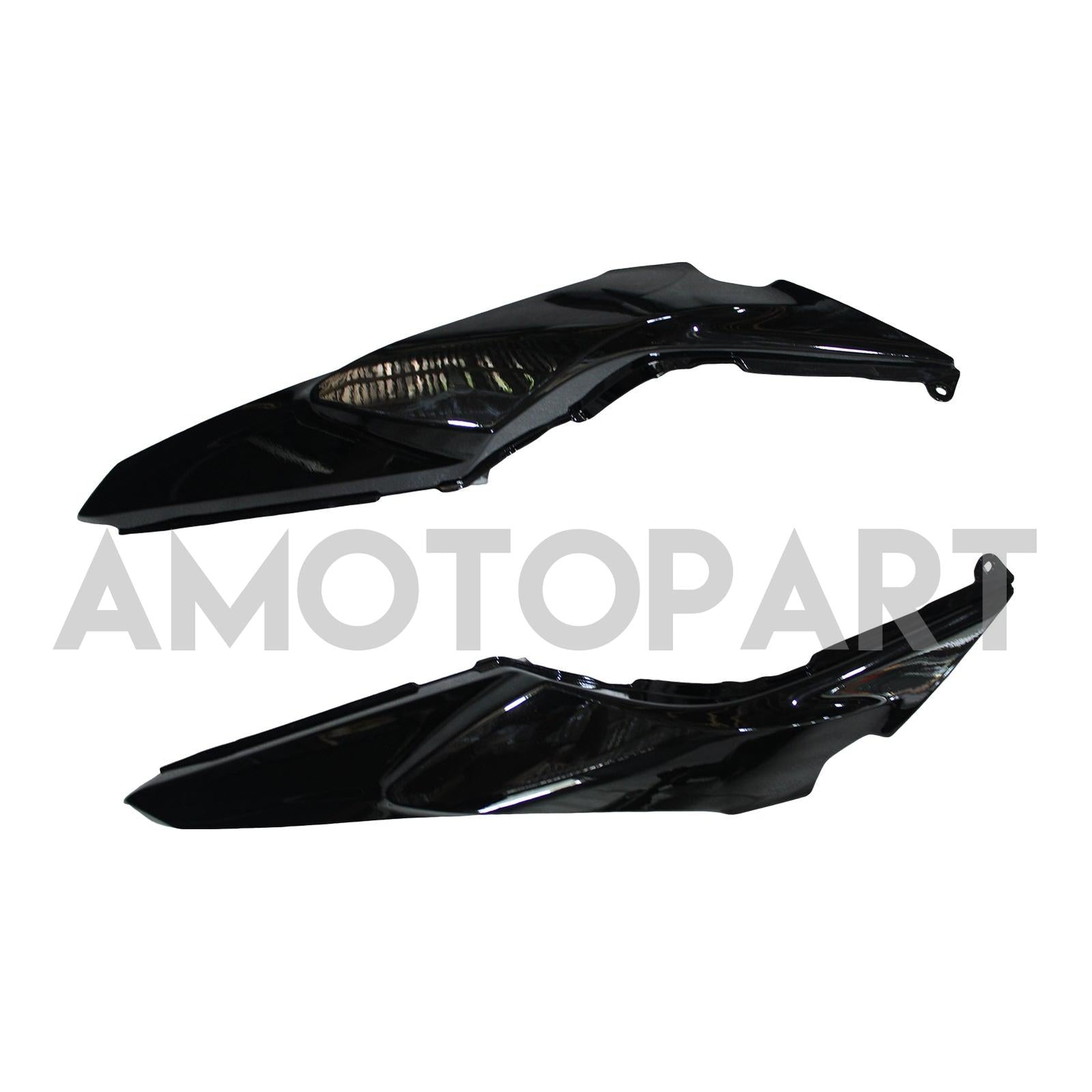 Amotopart 2017-2019 Kawasaki ER6F/Ninja650R Kit de carenado negro dorado
