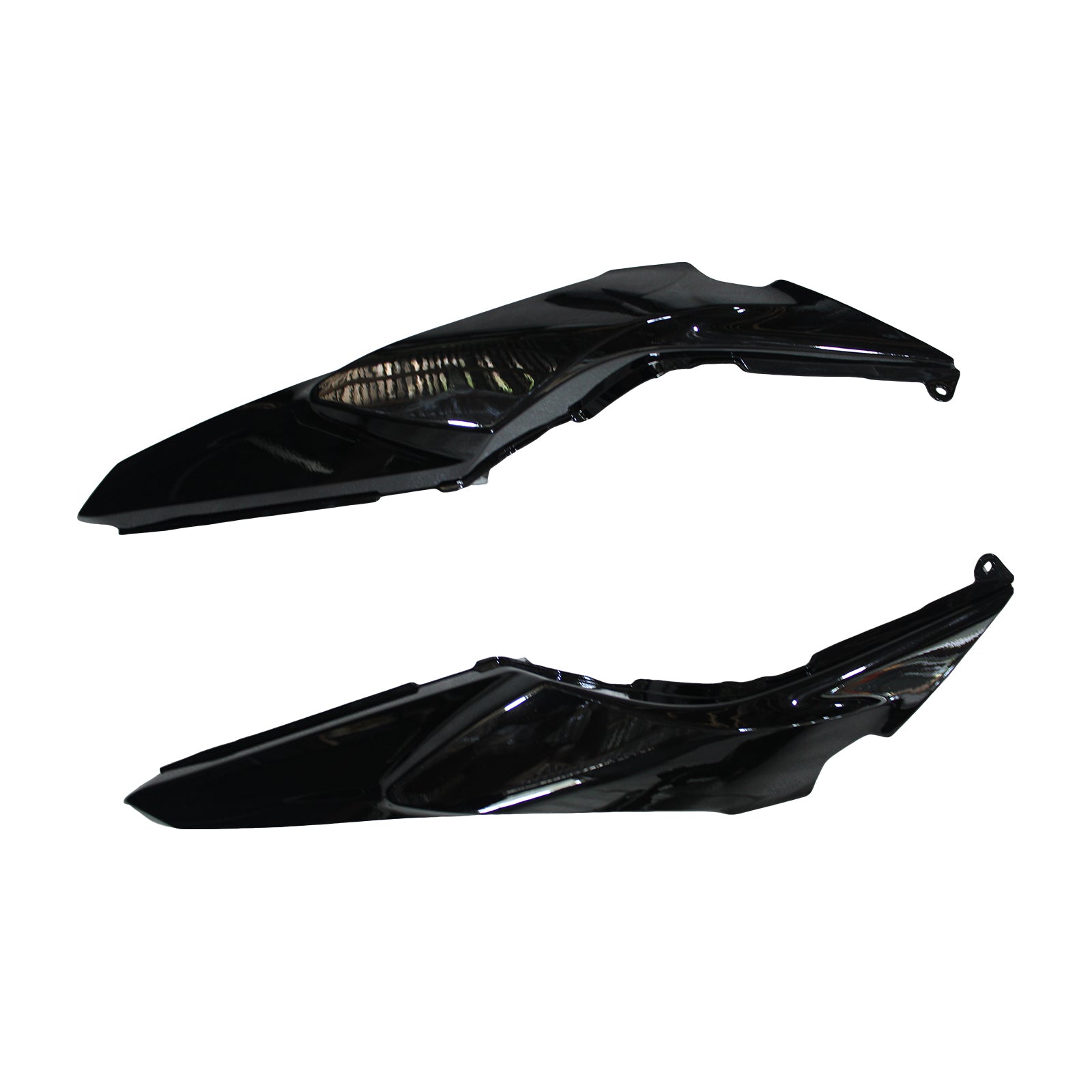 Amotopart 2017-2019 Kawasaki ER6F/Ninja650R Black Gold Fairing Kit