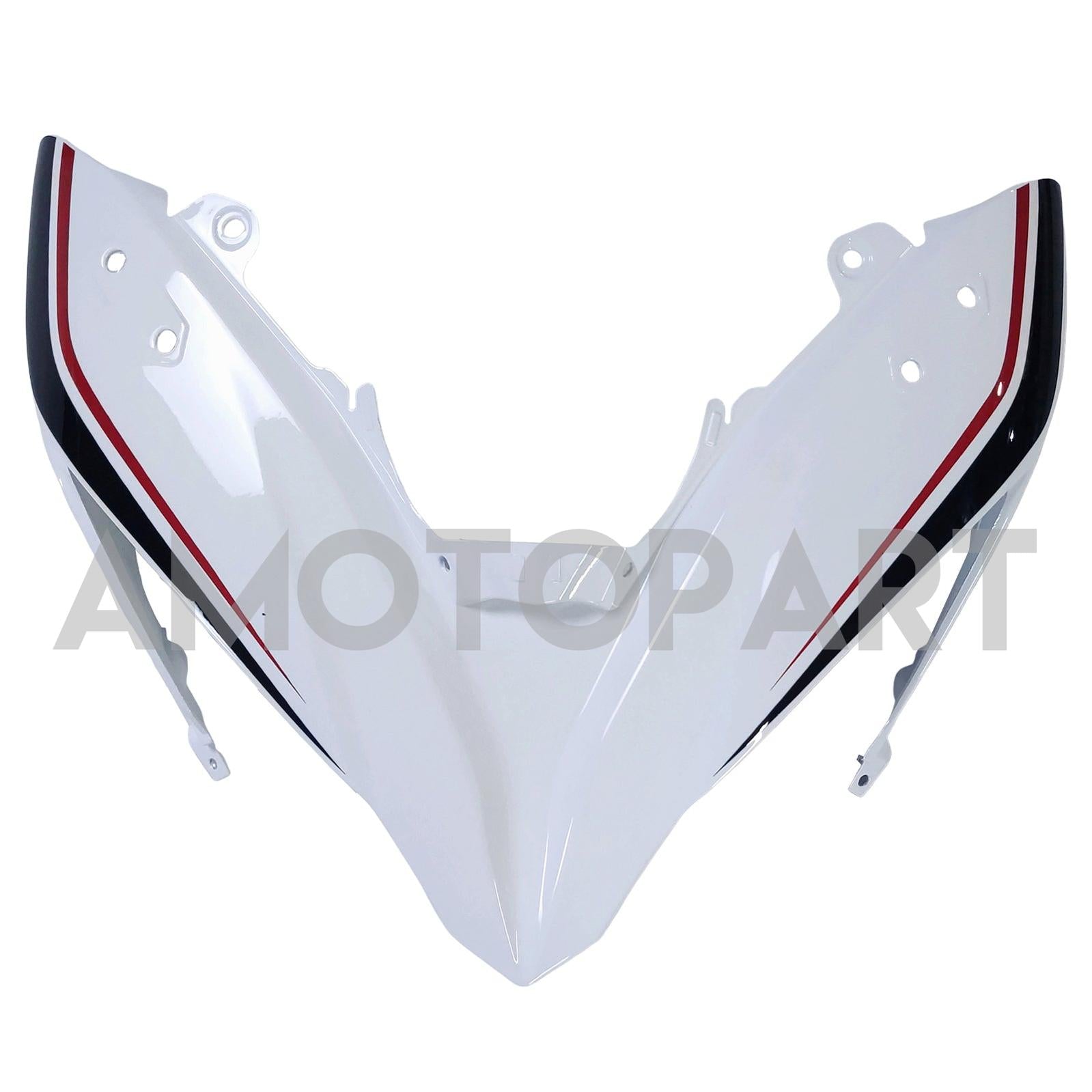 Amotopart 2017-2019 Kawasaki ER6F/Ninja650R White Black Fairing Kit