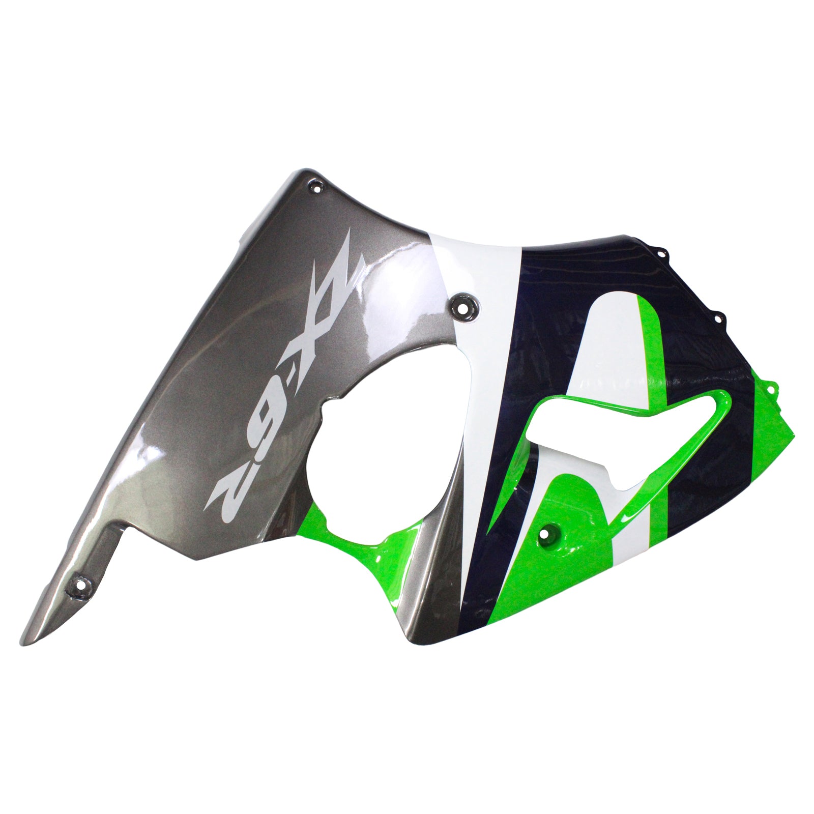 Amotopart Kawasaki ZX6R 1998-1999 Green&Black Fairing Kit