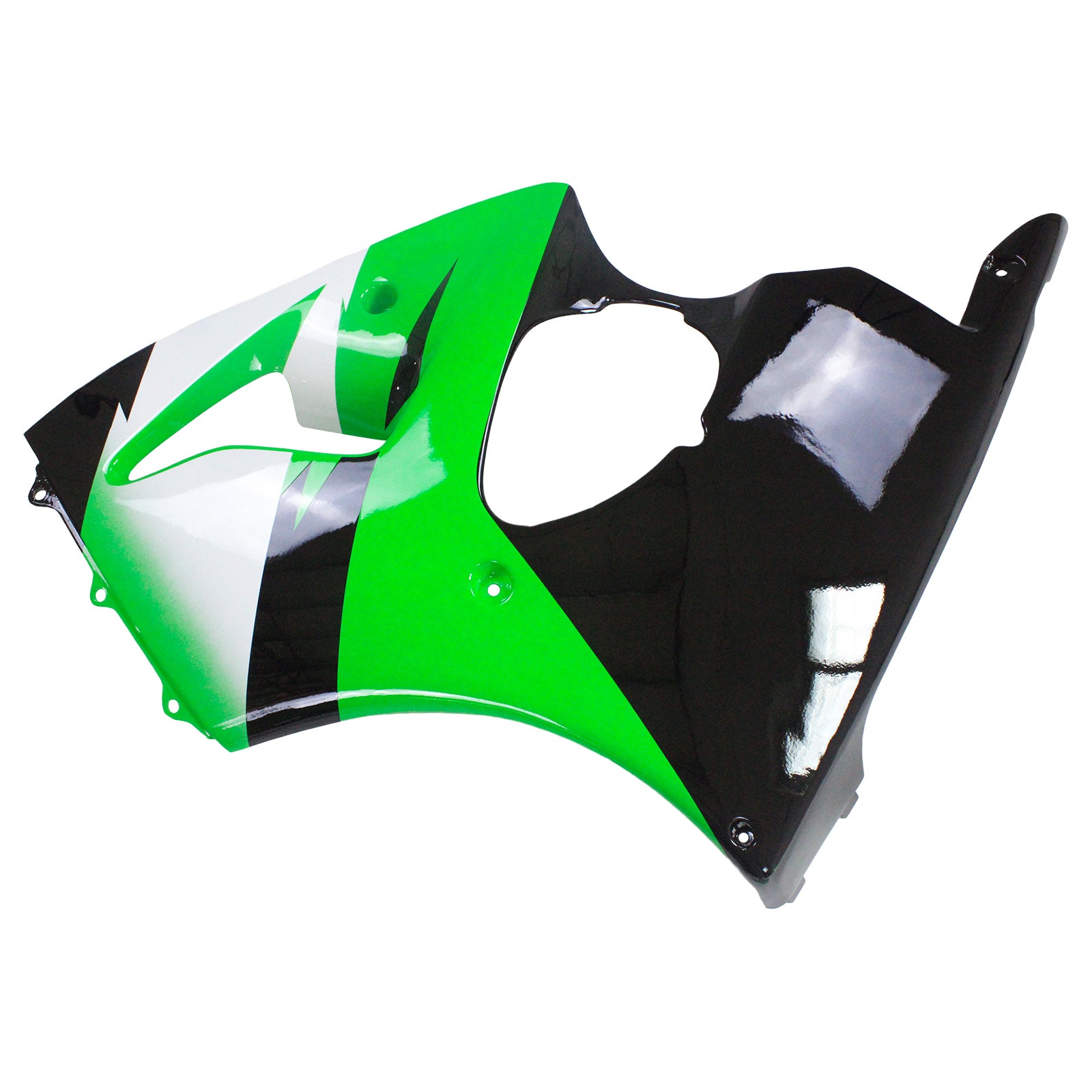 Amotopart Kawasaki ZX6R 1998-1999 Green Black Fairing Kit