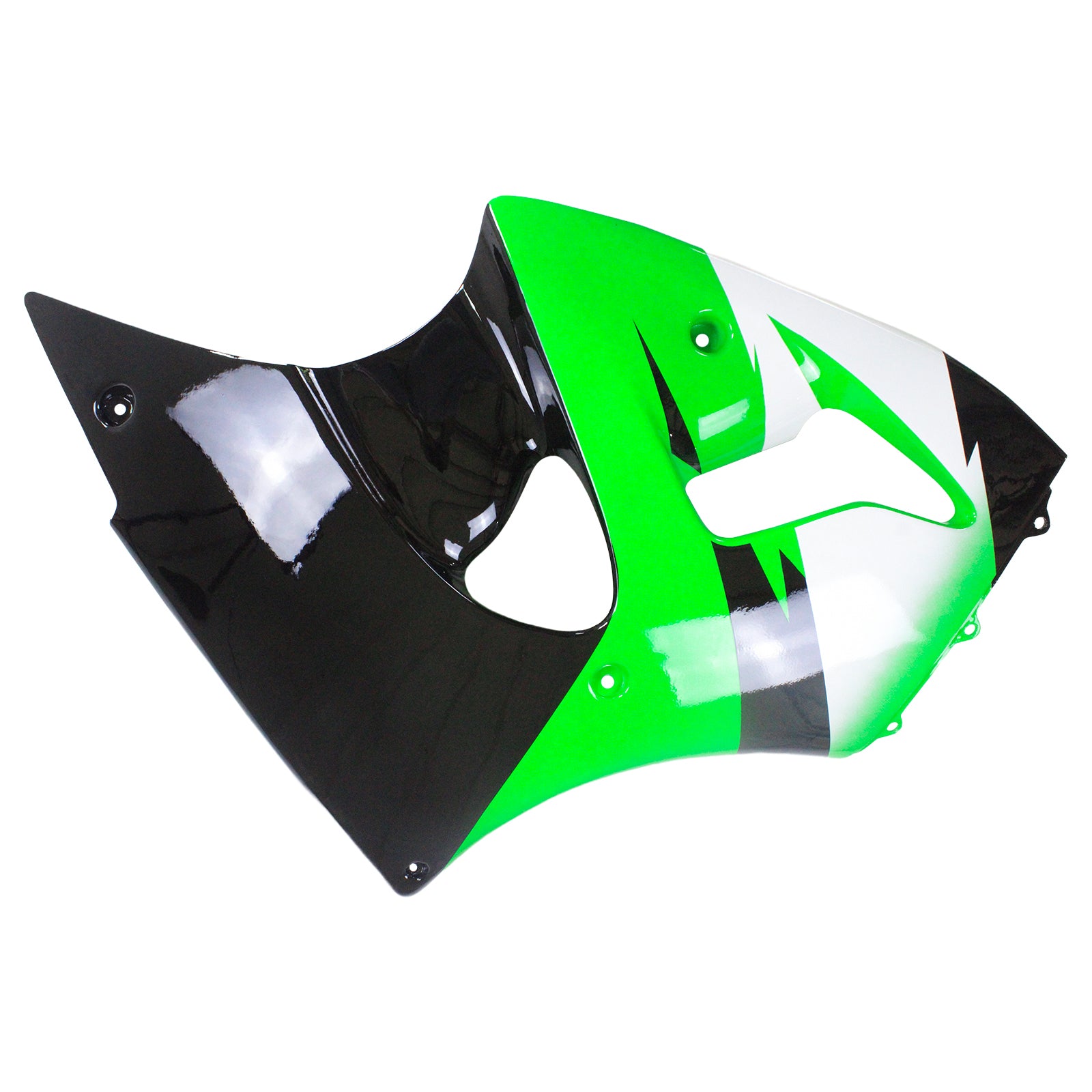 Amotopart Kawasaki ZX6R 1998-1999 Green Black Fairing Kit