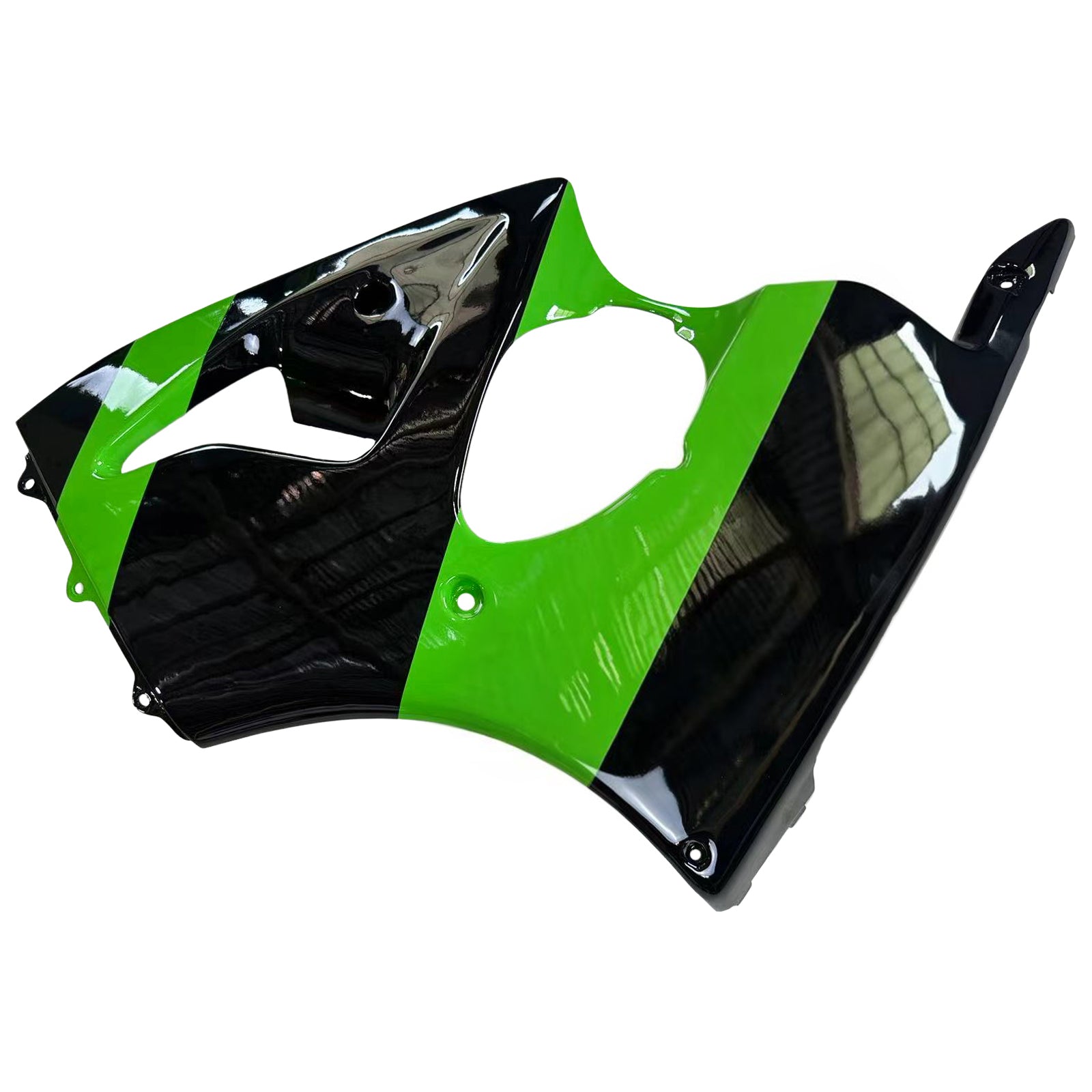 Amotopart 1998-1999 Kawasaki ZX6R Grün&Schwarzes Style2 Verkleidungsset