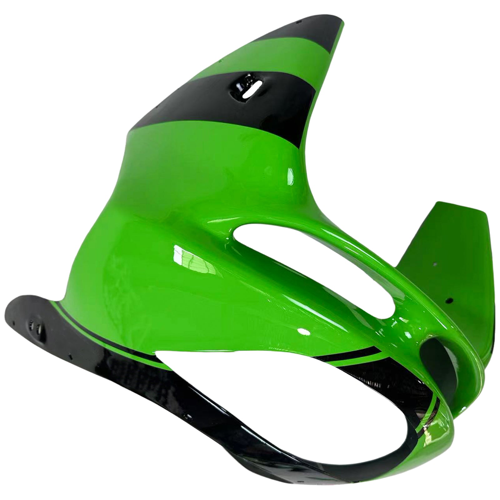 Amotopart 1998-1999 Kawasaki ZX6R Grün&Schwarzes Style2 Verkleidungsset