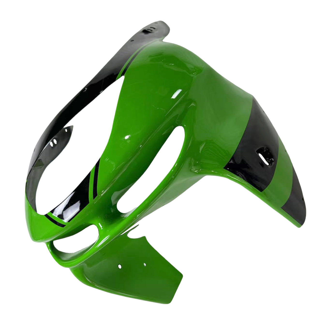 Amotopart 1998-1999 Kawasaki ZX6R Green & Black Style1 Fairing Kit