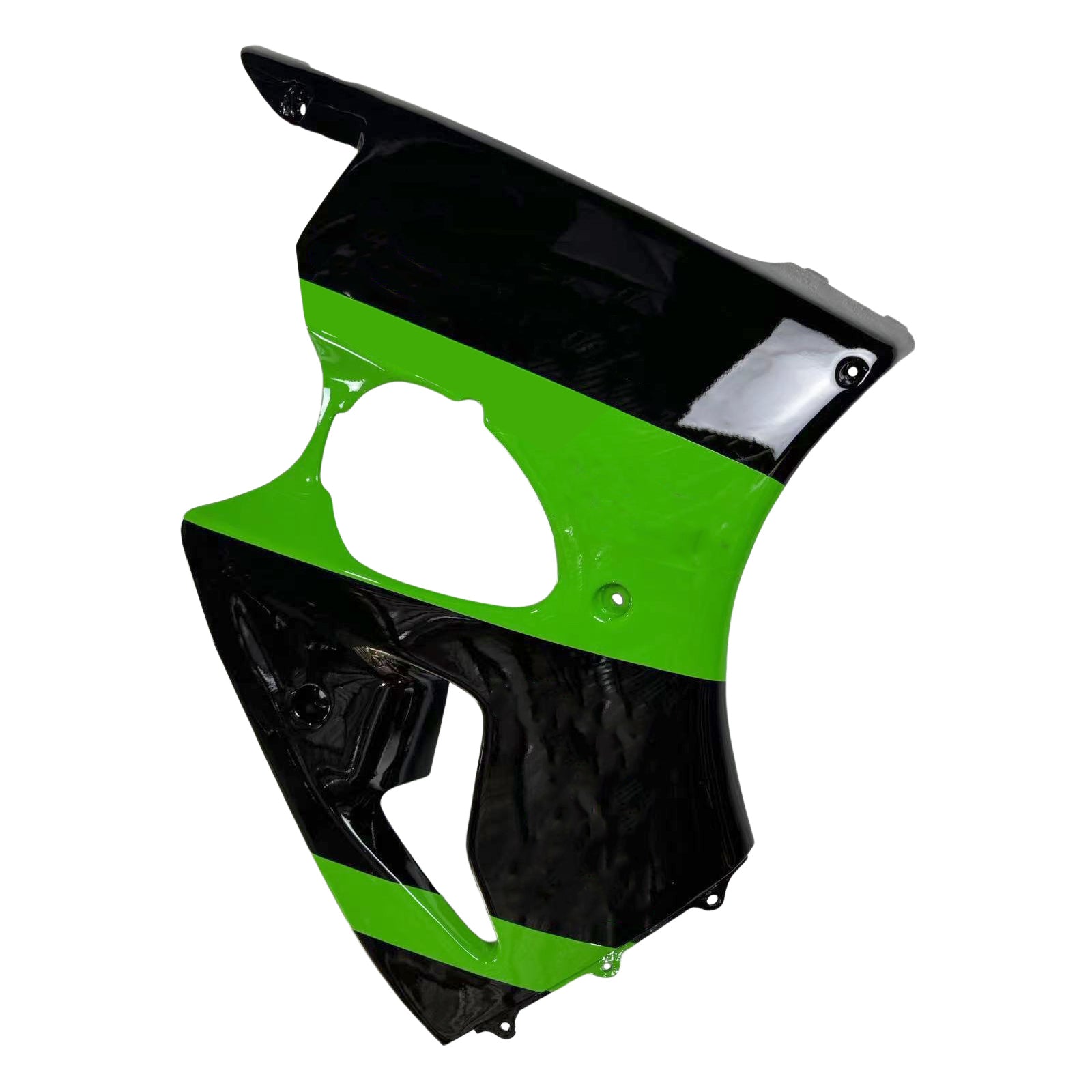 Amotopart 1998-1999 Kawasaki ZX6R Green & Black Style1 Fairing Kit