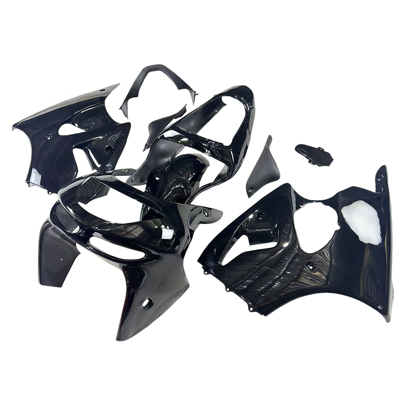 Amotopart 1998-1999 Kawasaki ZX6R Black Fairing Kit