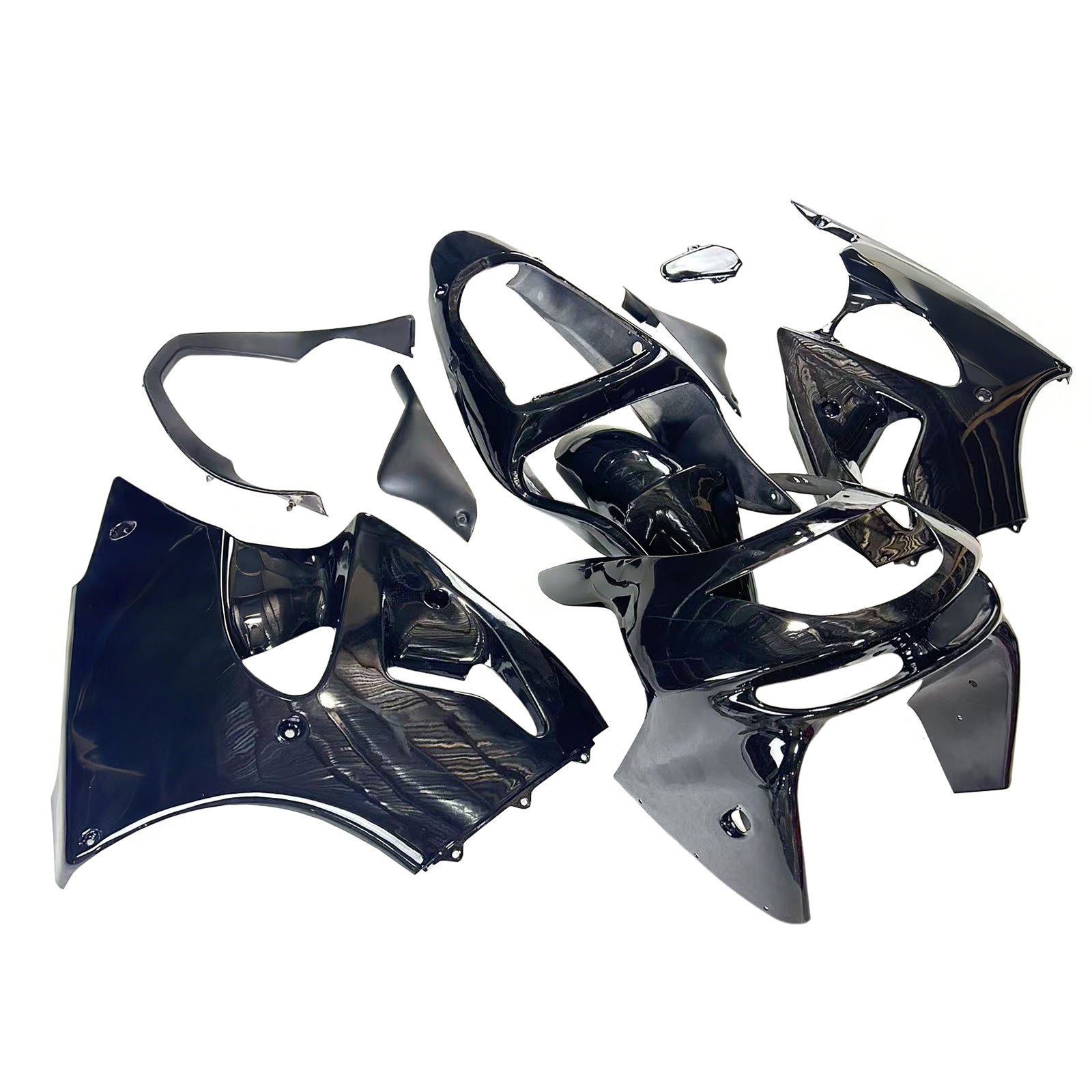 Amotopart 1998-1999 Kawasaki ZX6R Black Fairing Kit