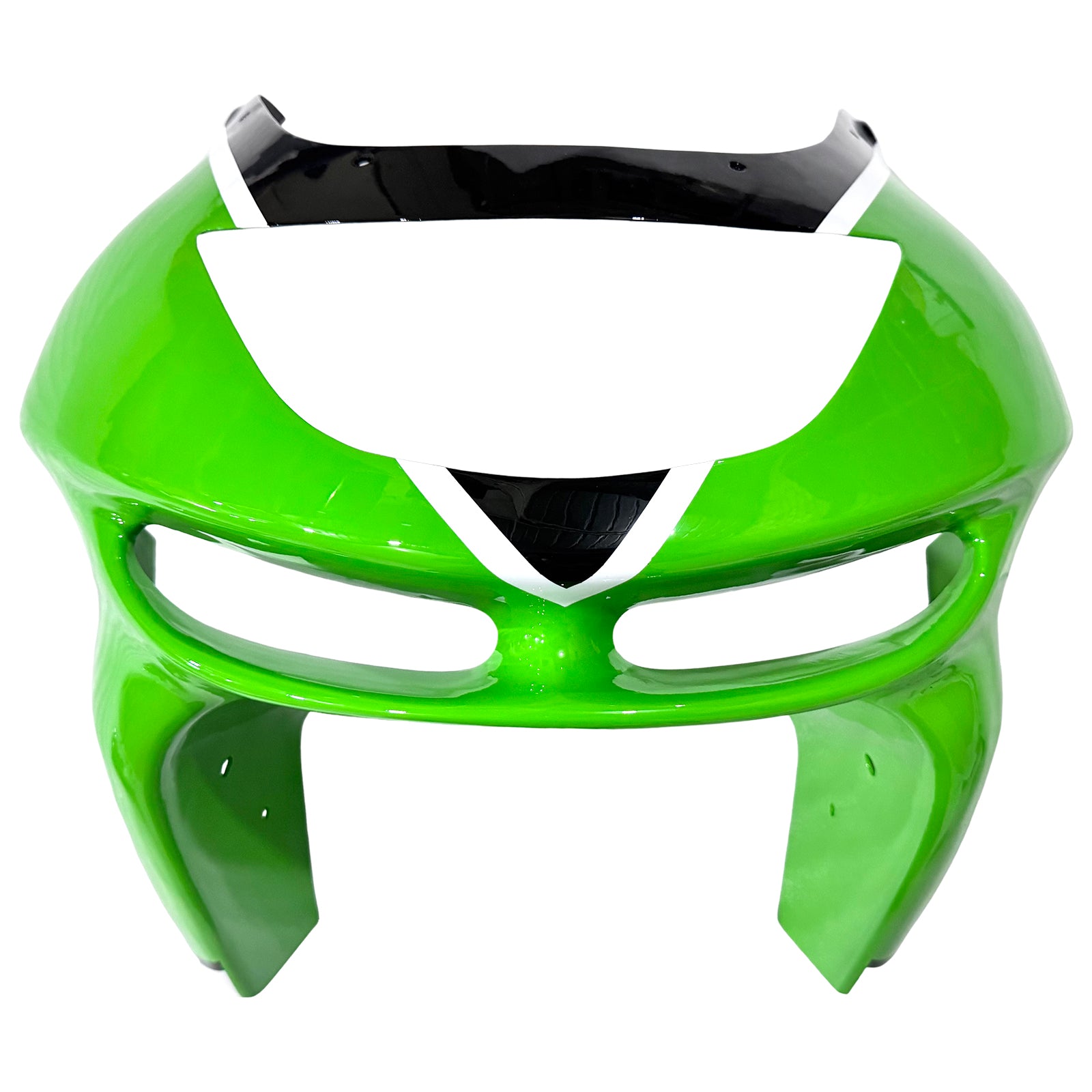 Amotopart 1998–1999 Kawasaki ZX6R Weiß-Grün-Verkleidungsset