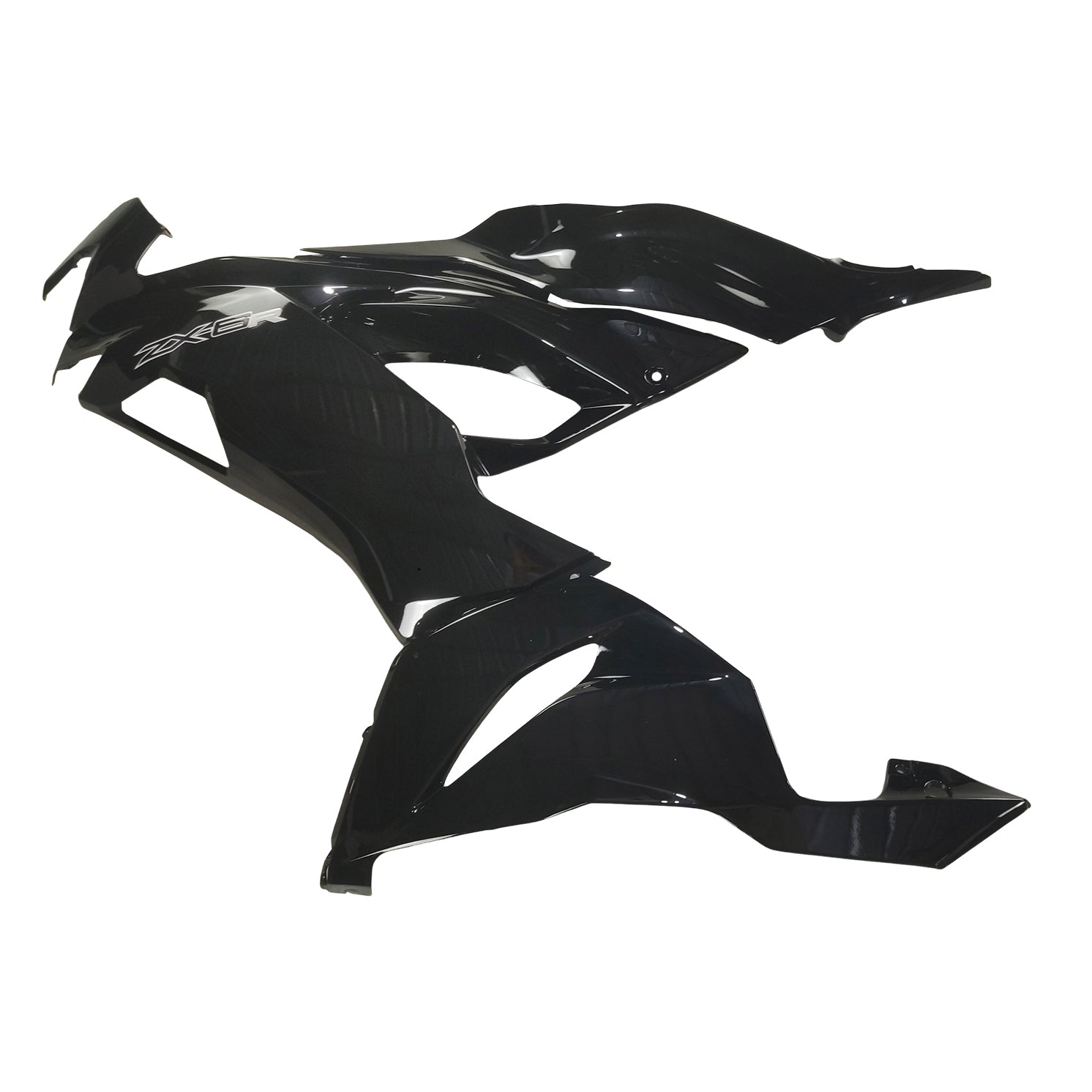 Amotopart Kawasaki 2019-2023 ZX6R Gloss Black Fairing Kit