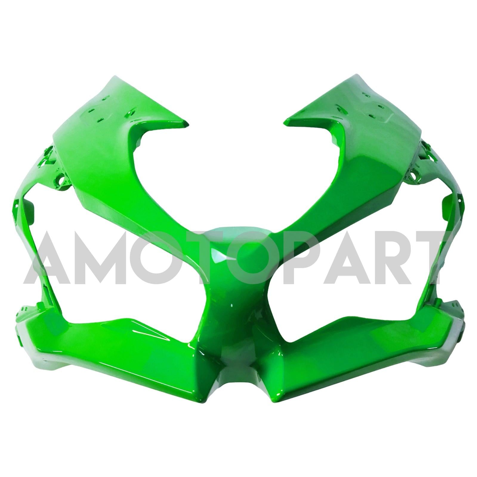 Amotopart Kawasaki 2019-2023 ZX6R Black Green Fairing Kit