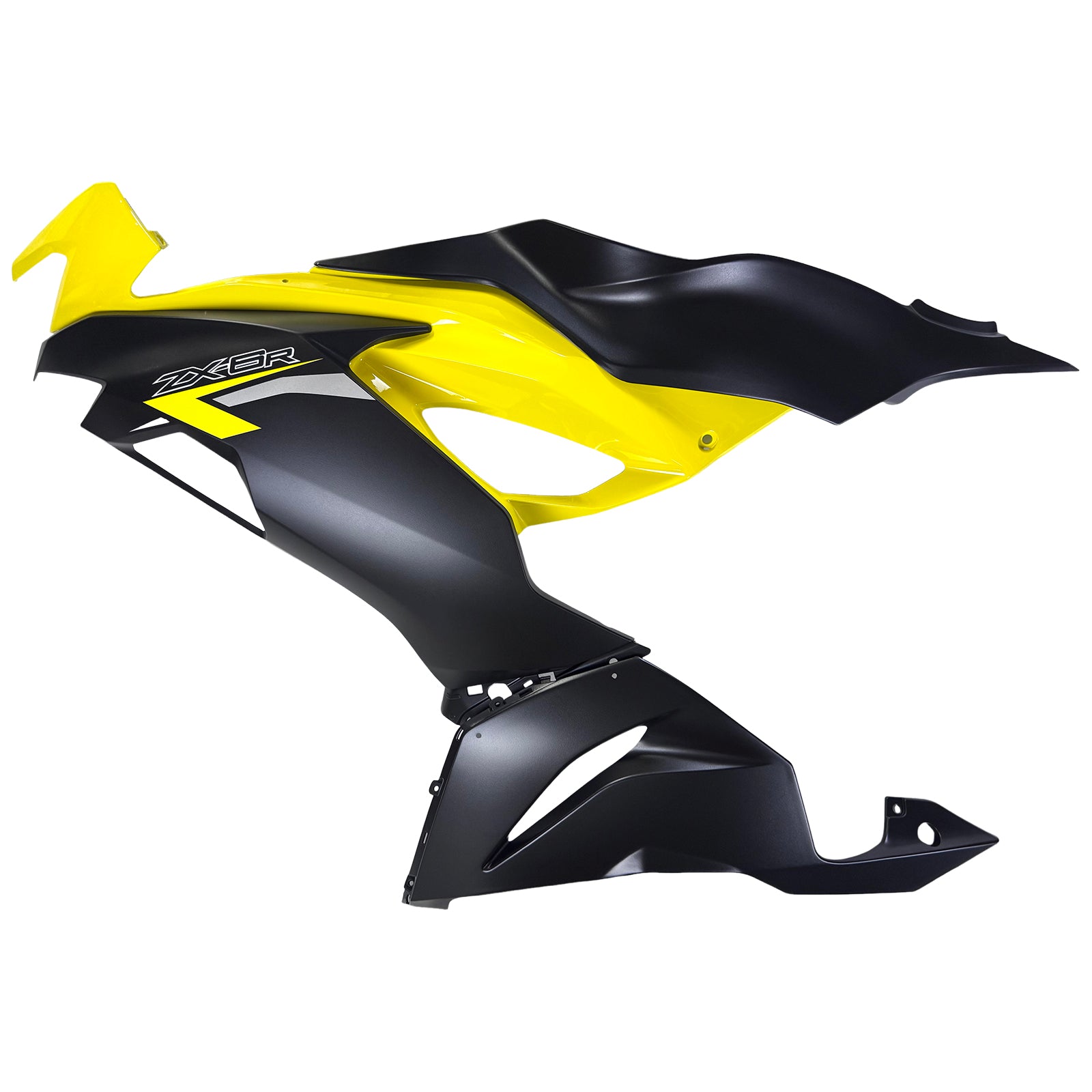 Amotopart Kawasaki 2019-2023 ZX6R Black Yellow Fairing Kit