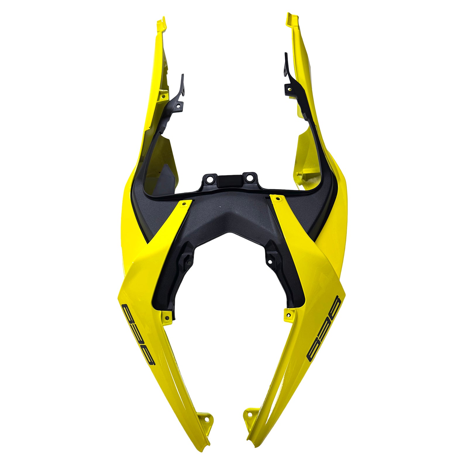 Amotopart Kawasaki 2019-2023 ZX6R Black Yellow Fairing Kit
