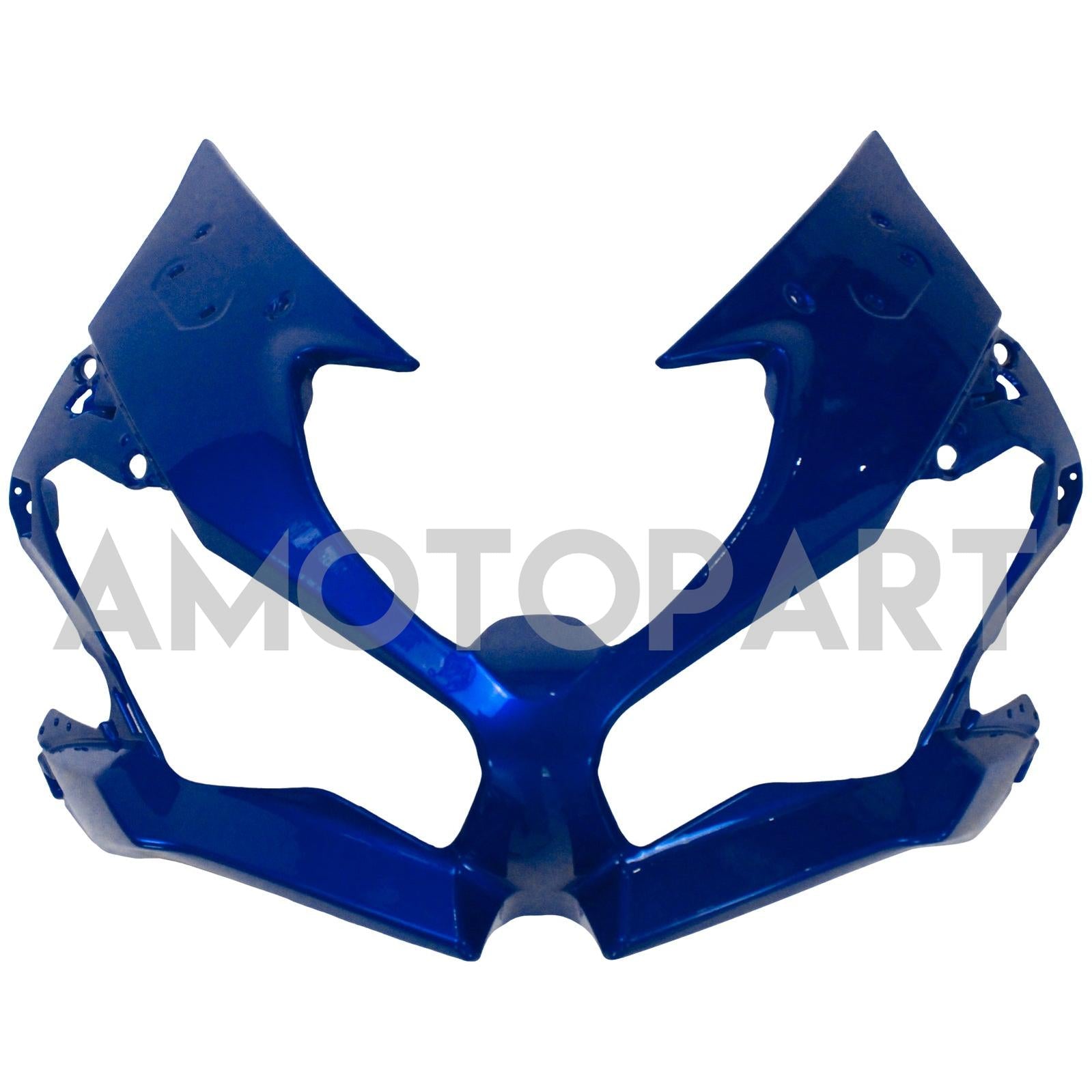 Amotopart 2019-2023 Kawasaki ZX6R Schwarz&Blaues Verkleidungskit