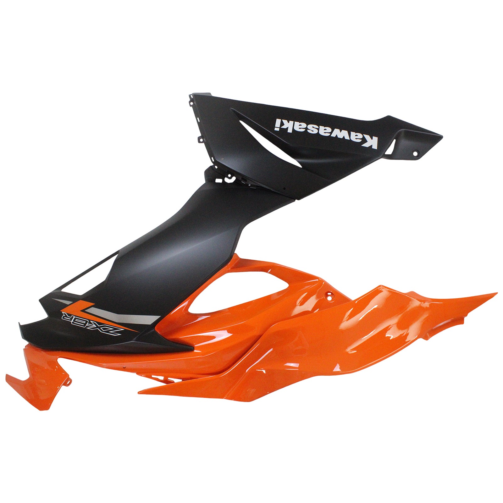 Amotopart 2019-2023 Kawasaki ZX6R Black&Orange Fairing Kit