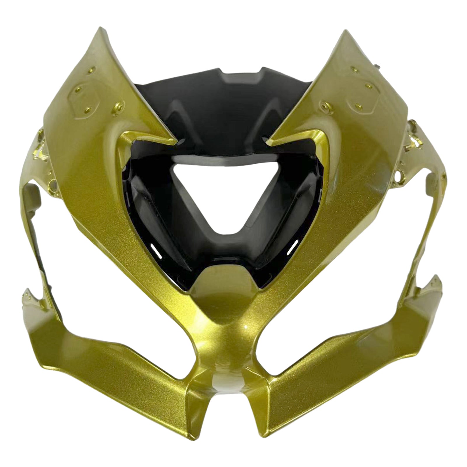 Amotopart 2019-2023 Kawasaki ZX6R Kit de carenado negro y dorado