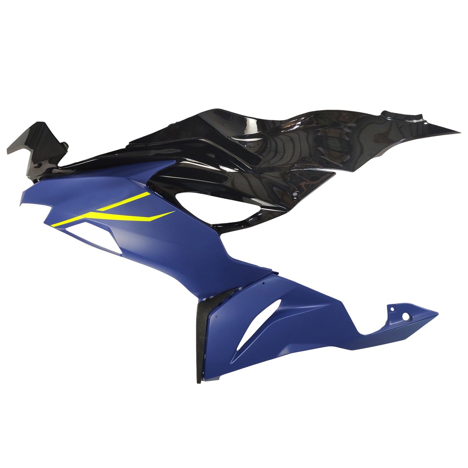 Amotopart 2019-2023 Kawasaki ZX6R Black Blue Fairing Kit