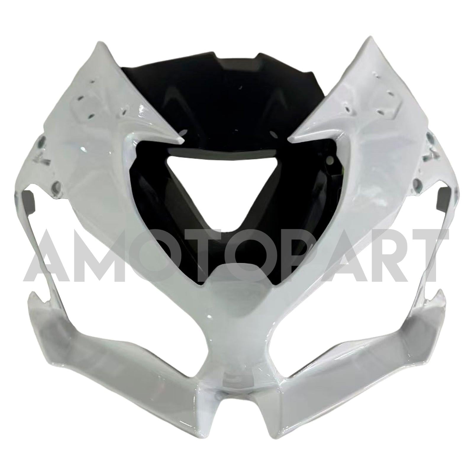 Amotopart 2019-2023 Kawasaki ZX6R White Blue Fairing Kit