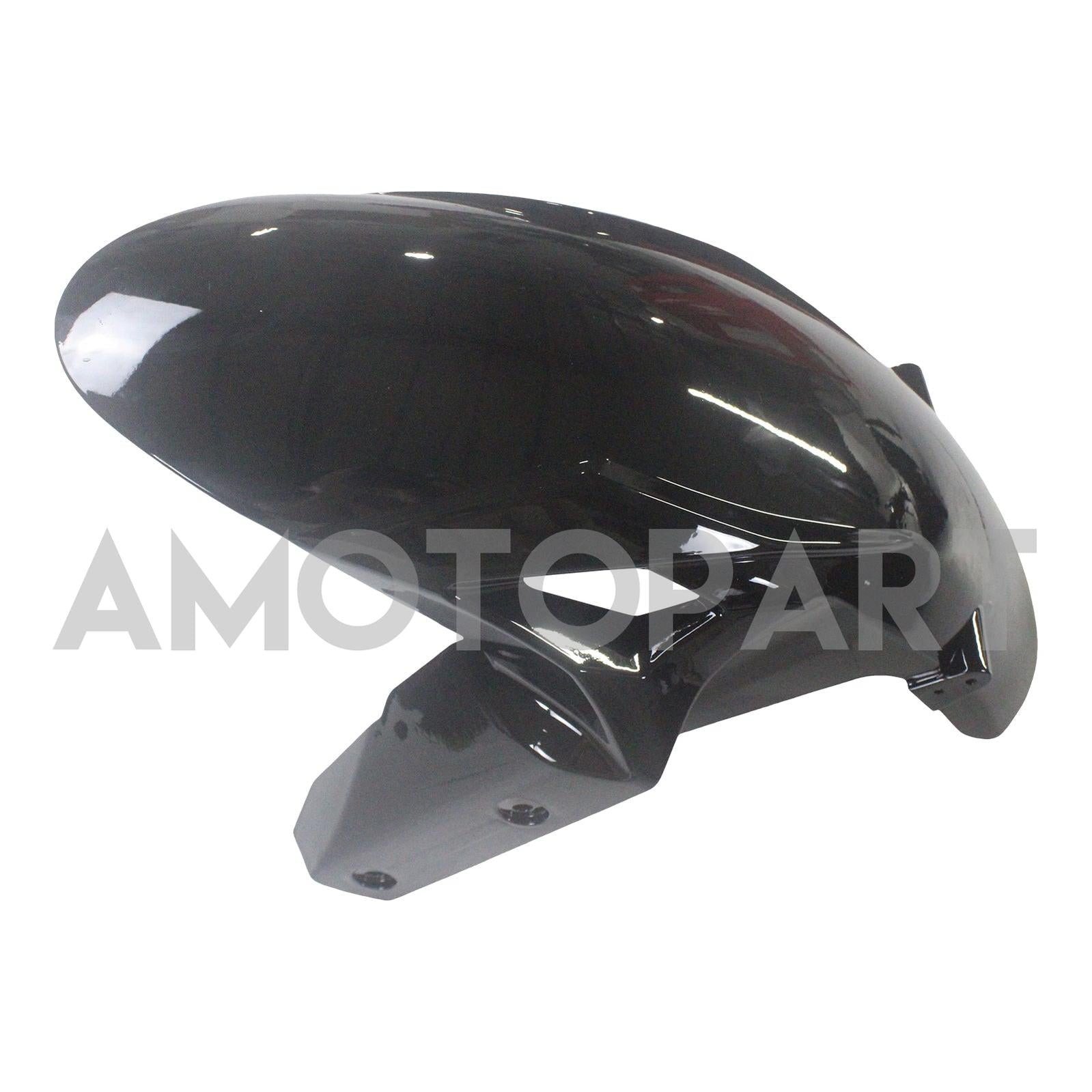 Amotopart 2019-2023 Kawasaki ZX6R Glossy Red Black Fairing Kit